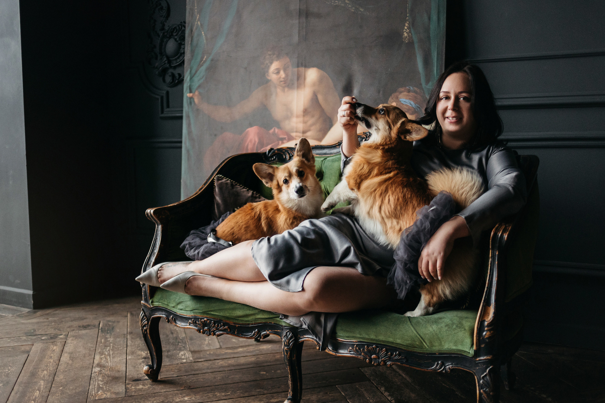 Даша, Мася и Бэси. Фотограф-анималист Елена Радченко, Москва