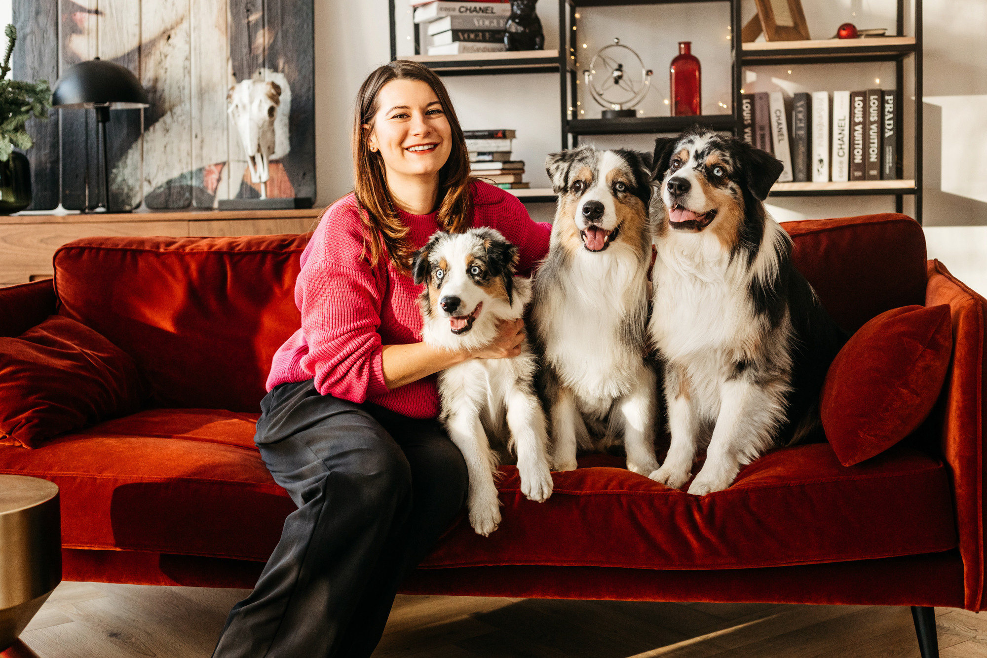 Настя и аусси. Фотограф-анималист Елена Радченко, Москва