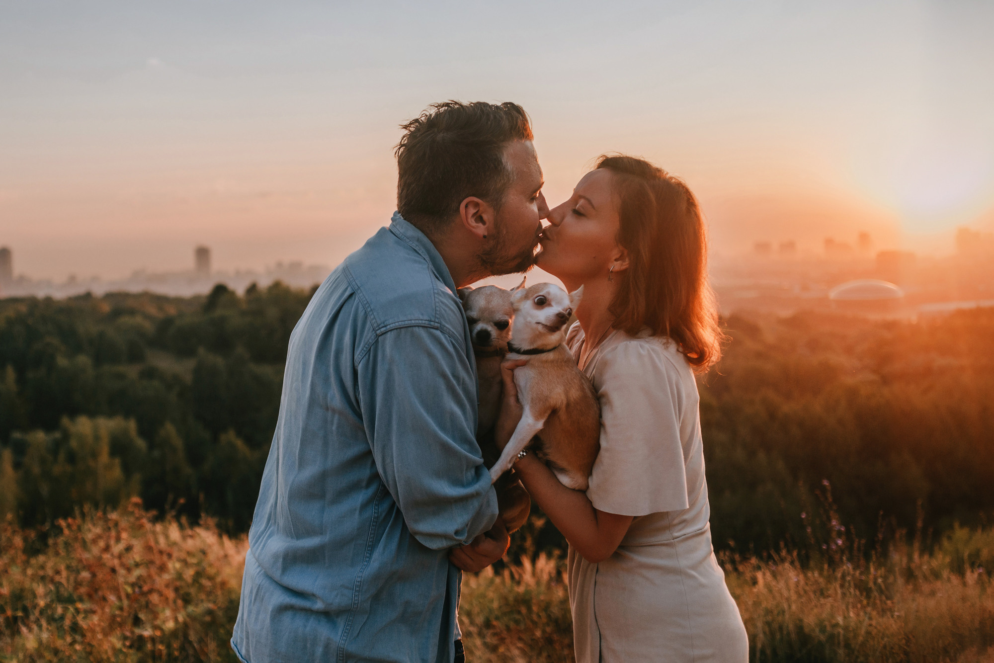 Наталья, Курт и Джуля. Фотограф-анималист Елена Радченко, Москва