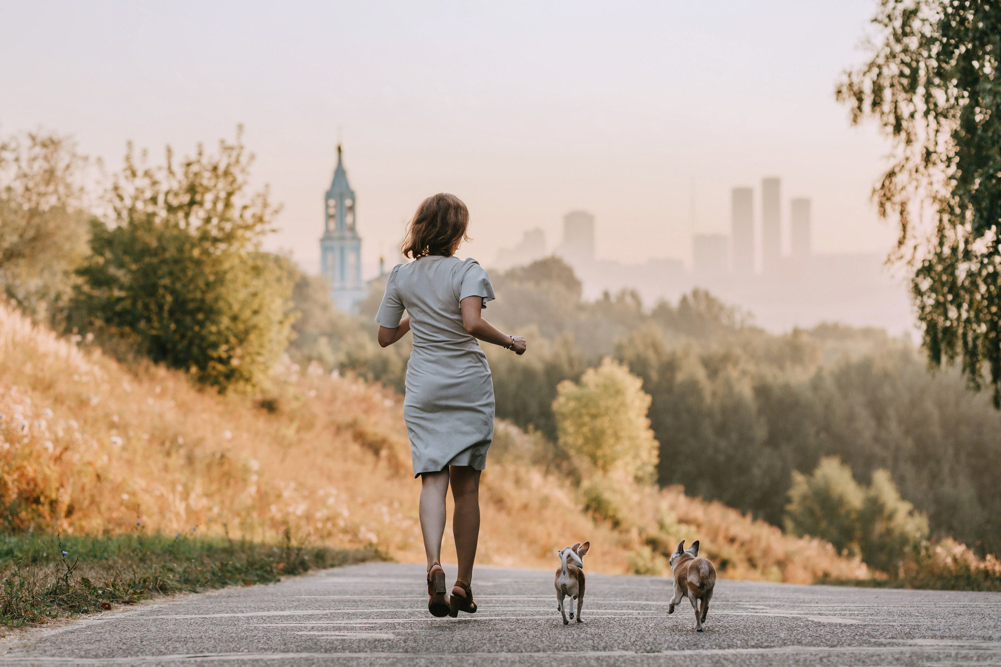 Наталья, Курт и Джуля. Фотограф-анималист Елена Радченко, Москва