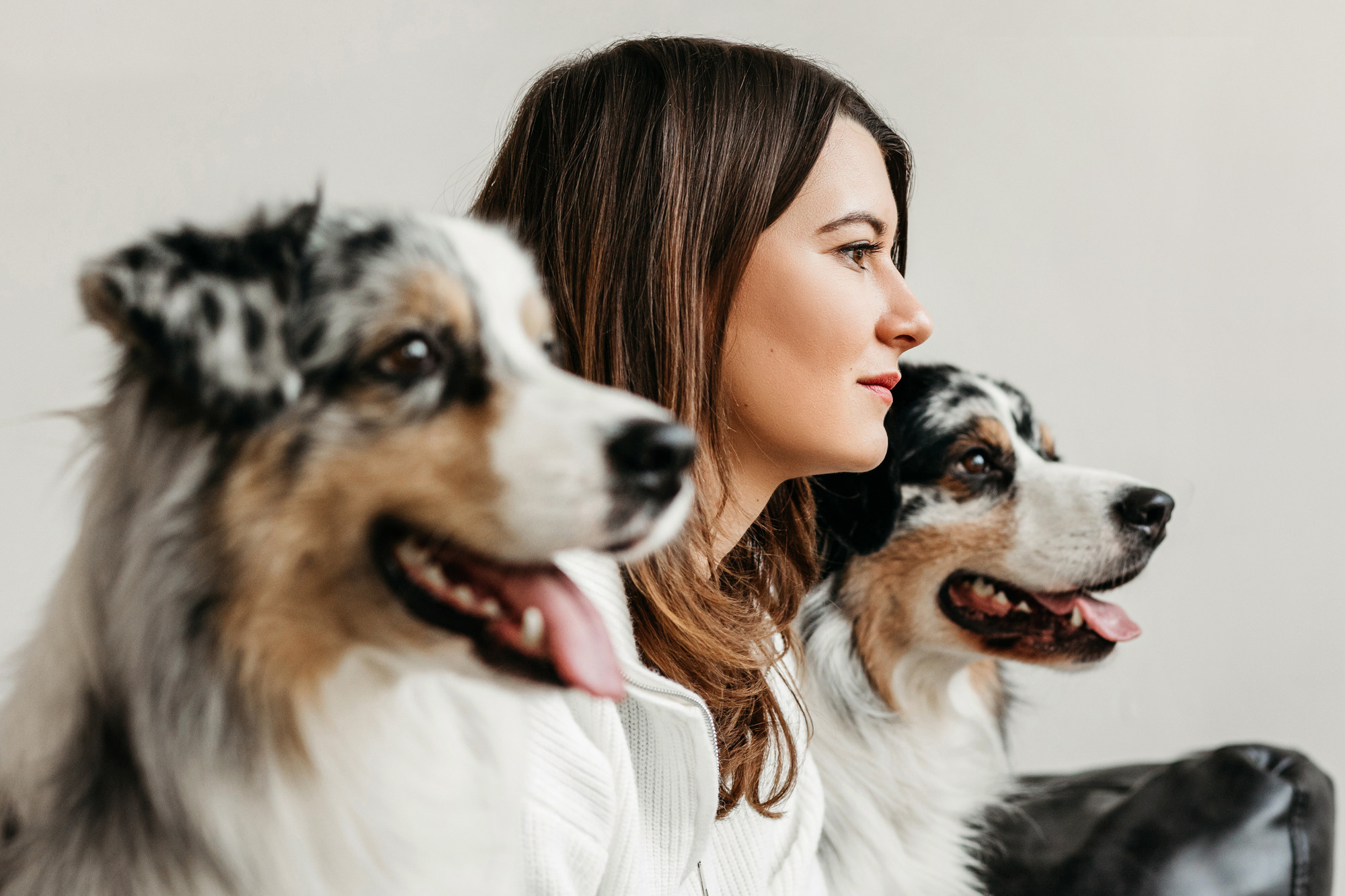 Настя и аусси. Фотограф-анималист Елена Радченко, Москва
