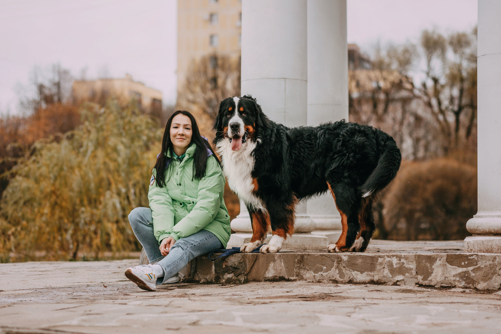 Ира и Бергамот. Фотограф-анималист Елена Радченко, Москва