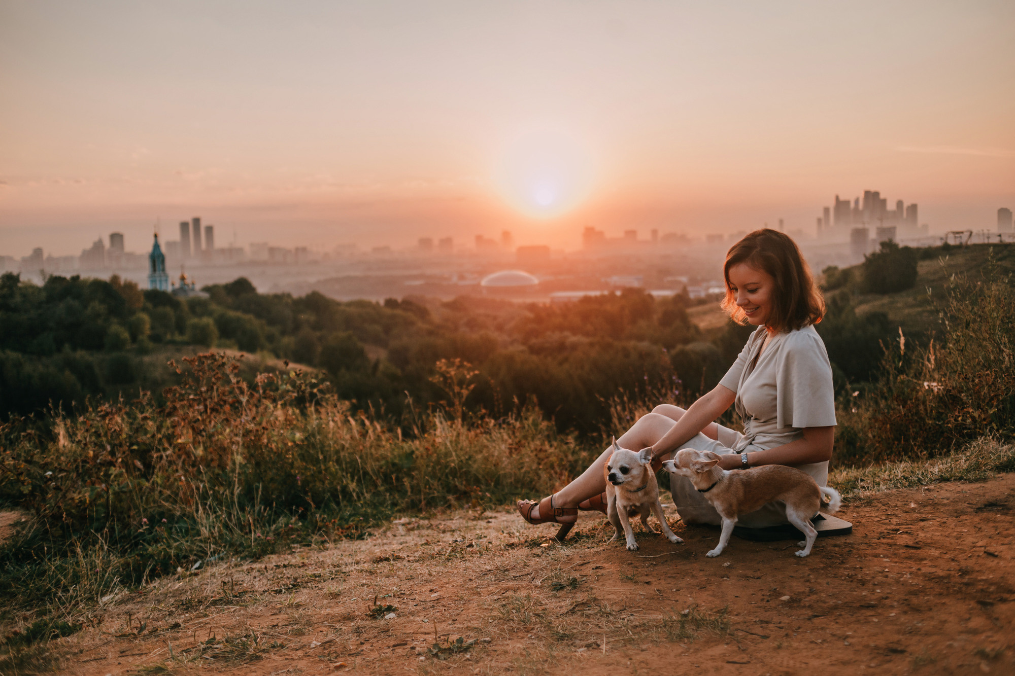 Наталья, Курт и Джуля. Фотограф-анималист Елена Радченко, Москва