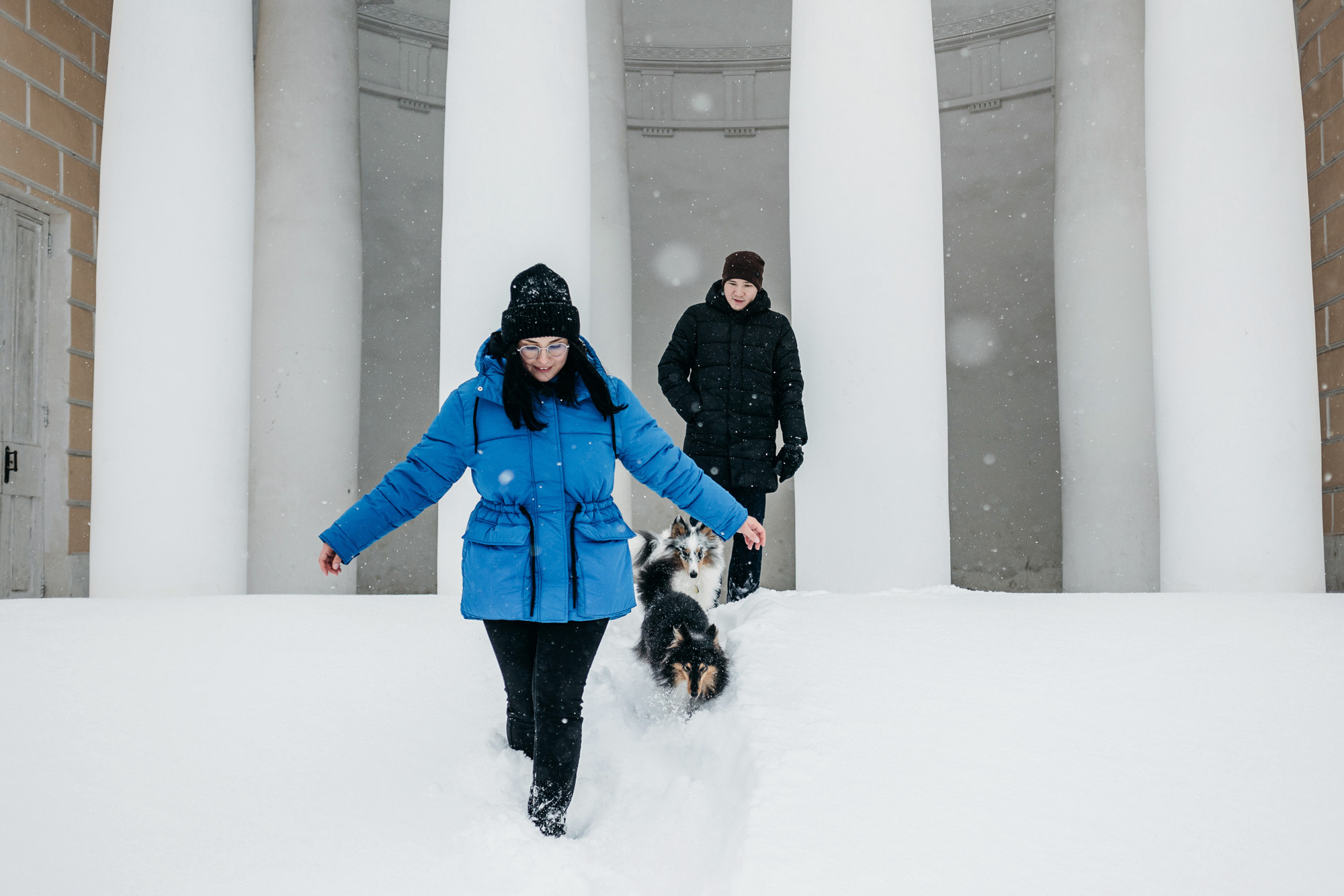Александра, Бум и Нэвис. Фотограф-анималист Елена Радченко, Москва