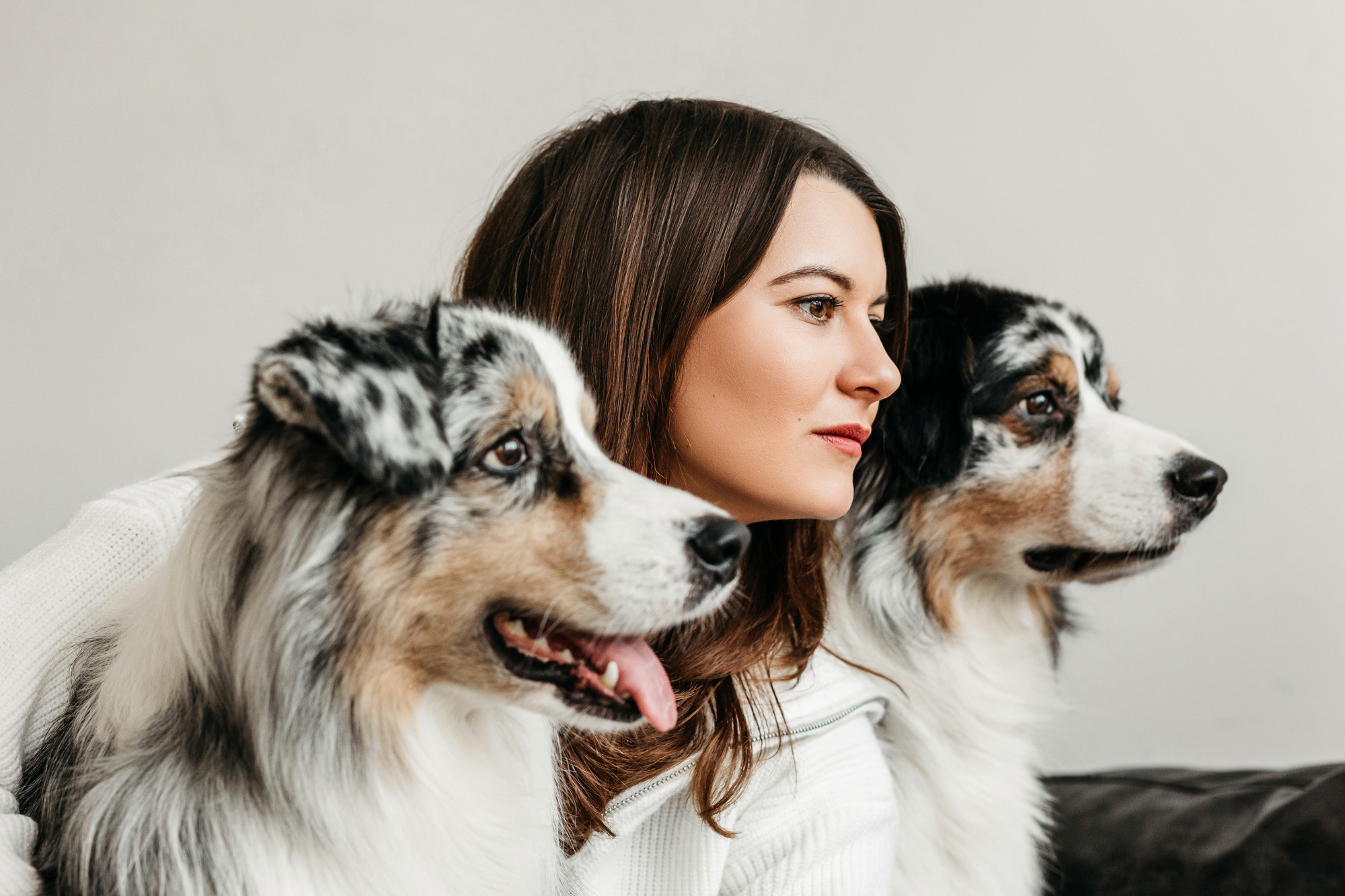 Настя и аусси. Фотограф-анималист Елена Радченко, Москва