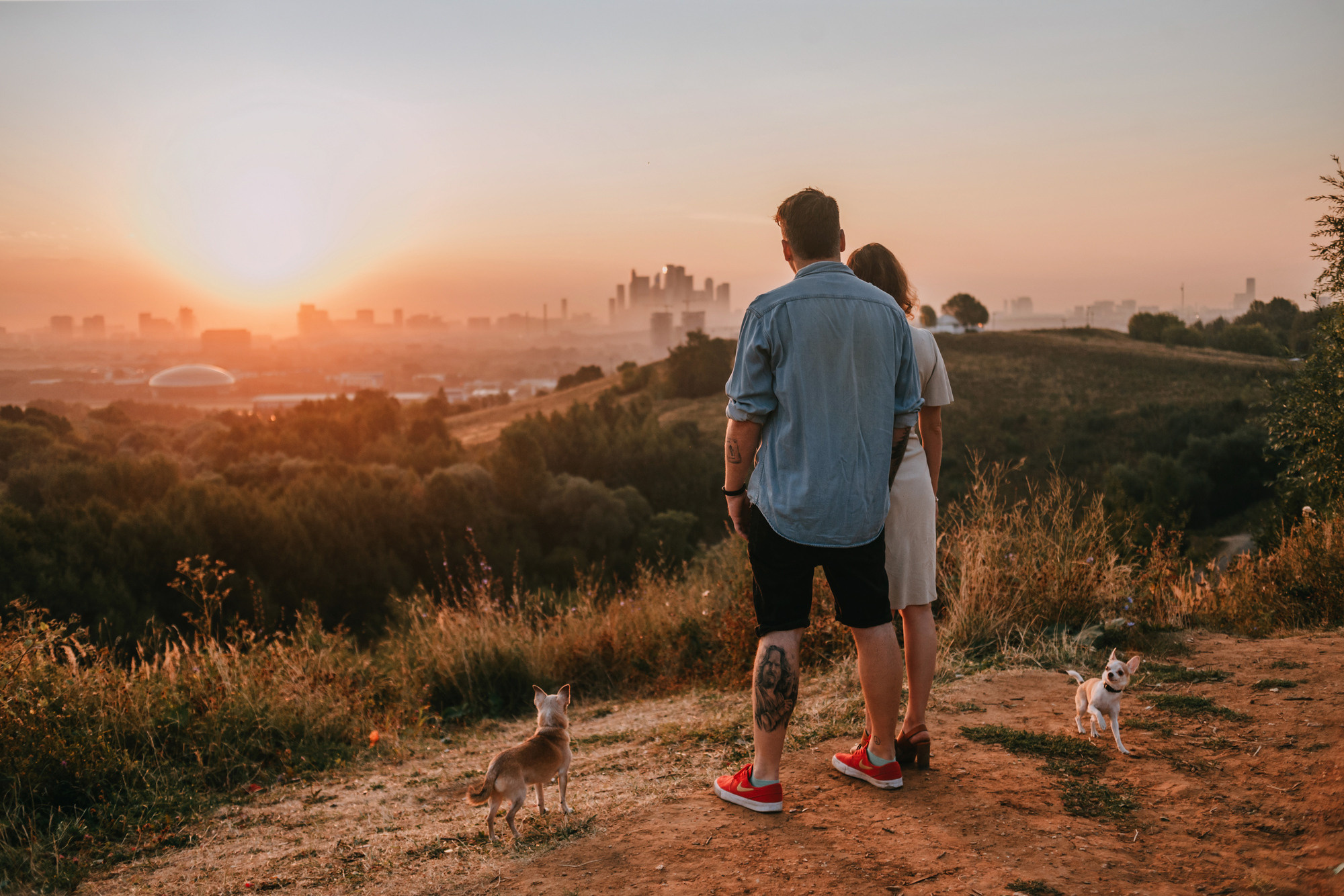 Наталья, Курт и Джуля. Фотограф-анималист Елена Радченко, Москва