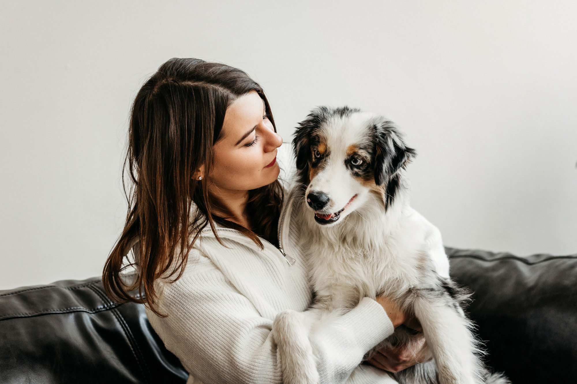 Настя и аусси. Фотограф-анималист Елена Радченко, Москва