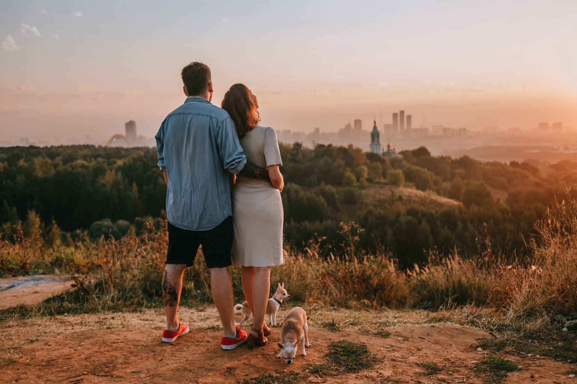 Наталья, Курт и Джуля. Фотограф-анималист Елена Радченко, Москва