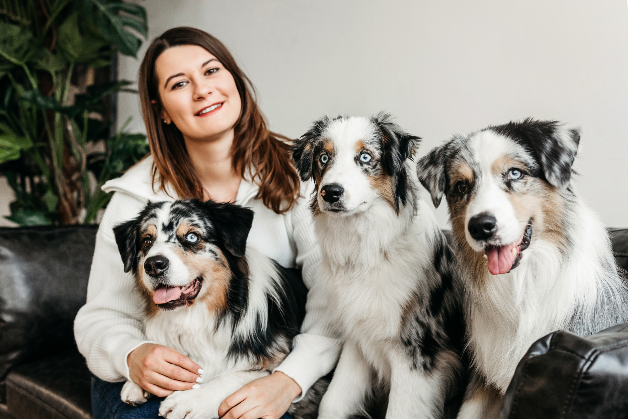 Настя и аусси. Фотограф-анималист Елена Радченко, Москва