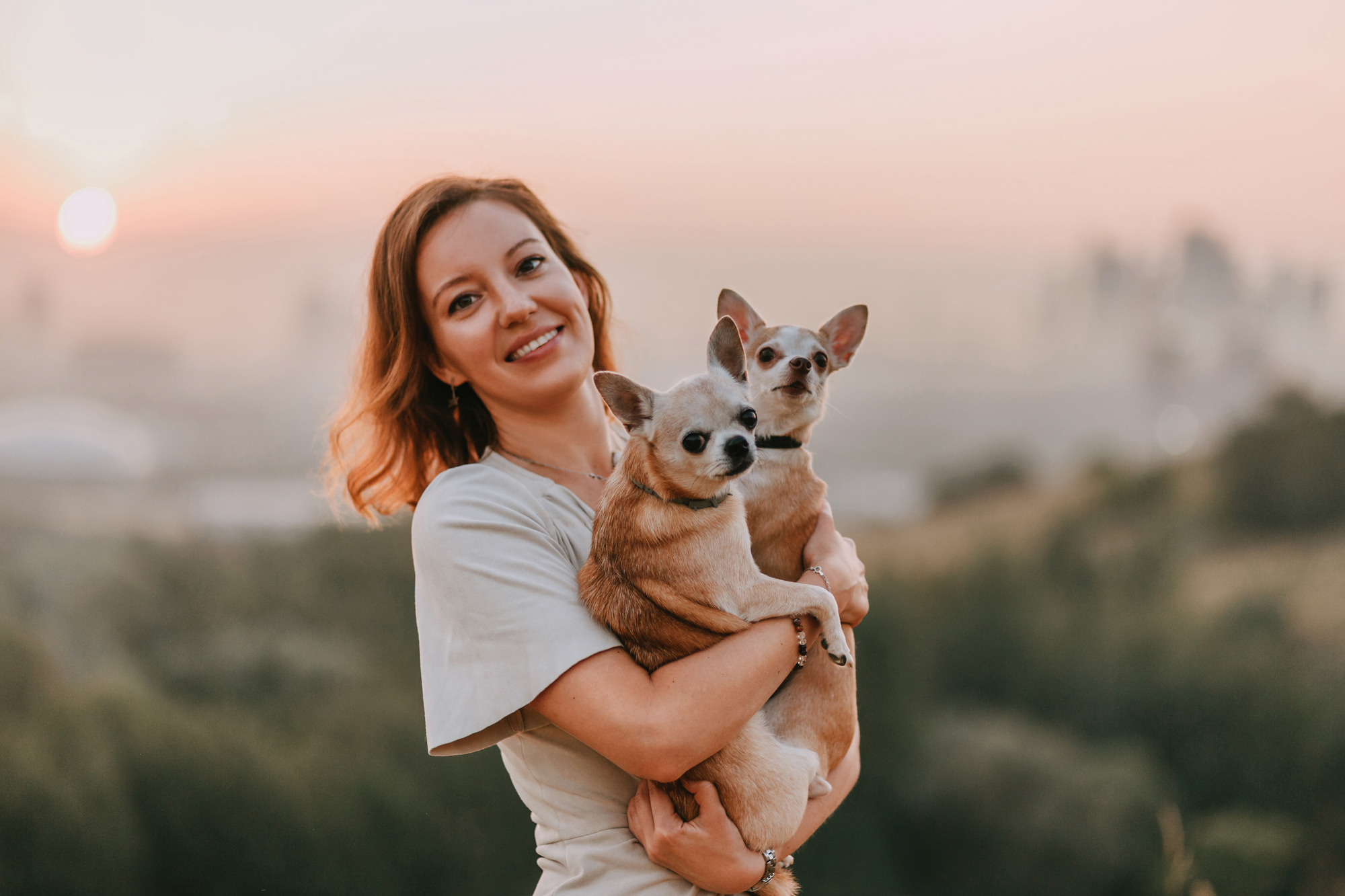 Наталья, Курт и Джуля. Фотограф-анималист Елена Радченко, Москва