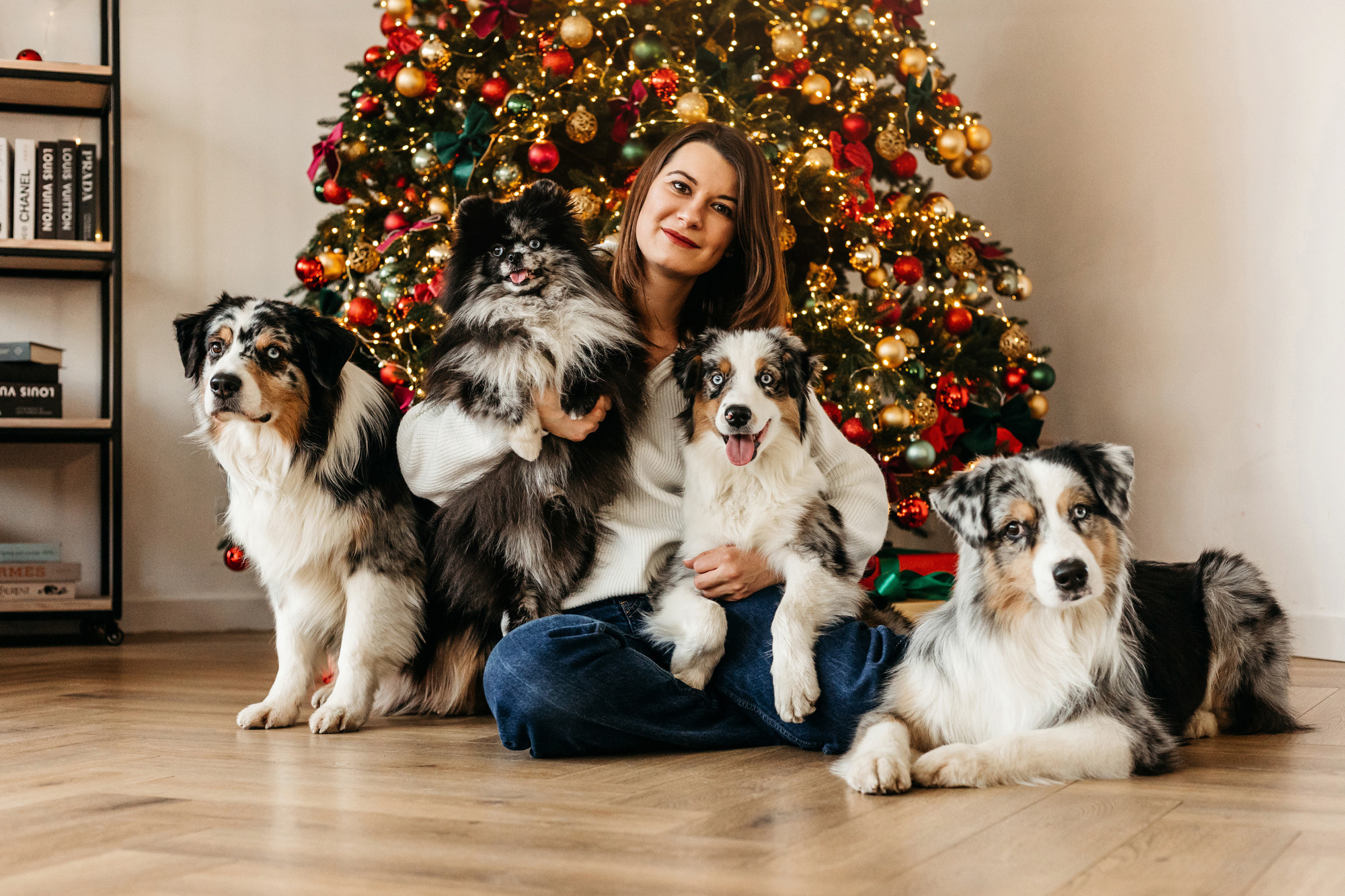 Настя и аусси. Фотограф-анималист Елена Радченко, Москва