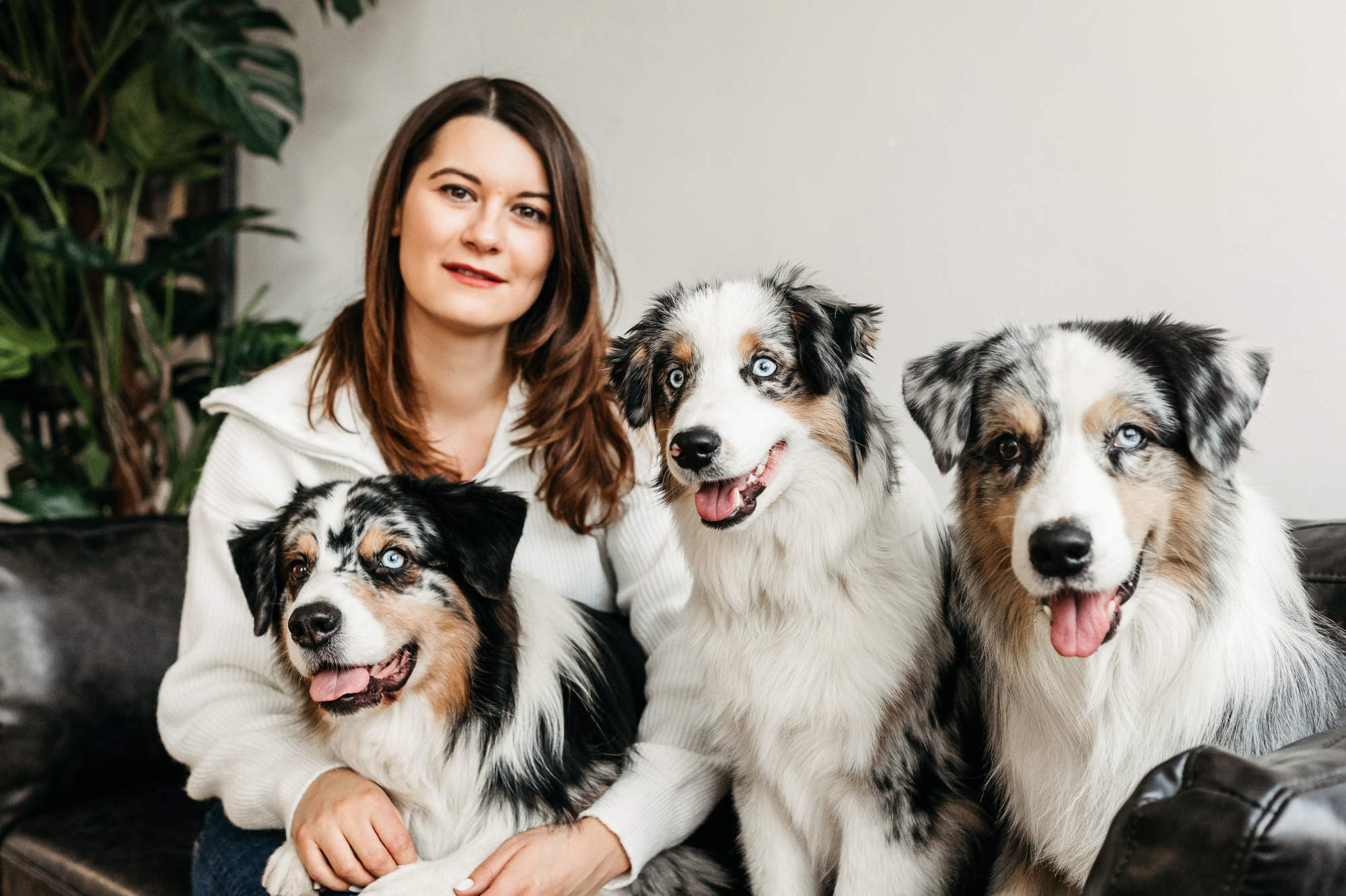 Настя и аусси. Фотограф-анималист Елена Радченко, Москва