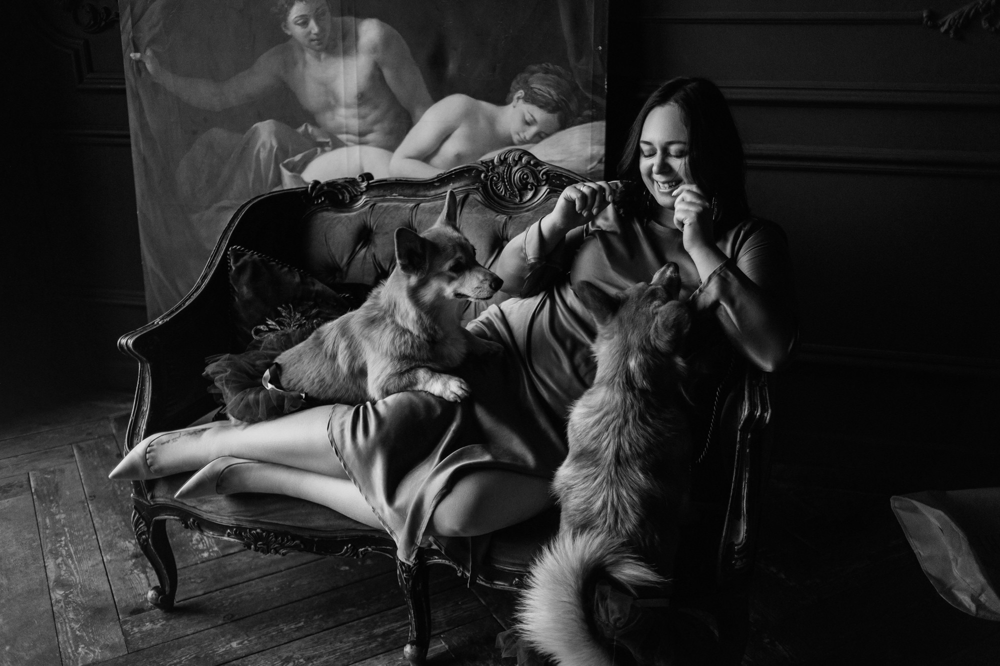 Даша, Мася и Бэси. Фотограф-анималист Елена Радченко, Москва