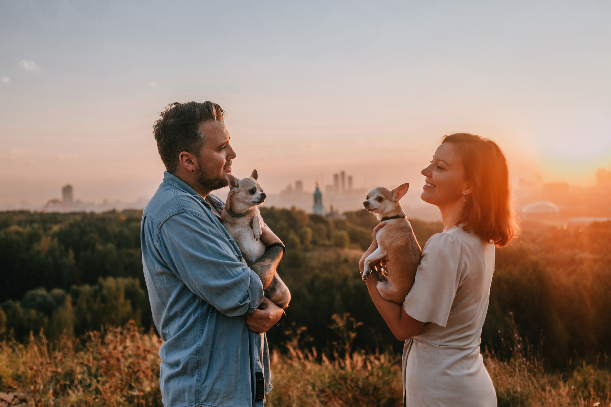 Наталья, Курт и Джуля. Фотограф-анималист Елена Радченко, Москва