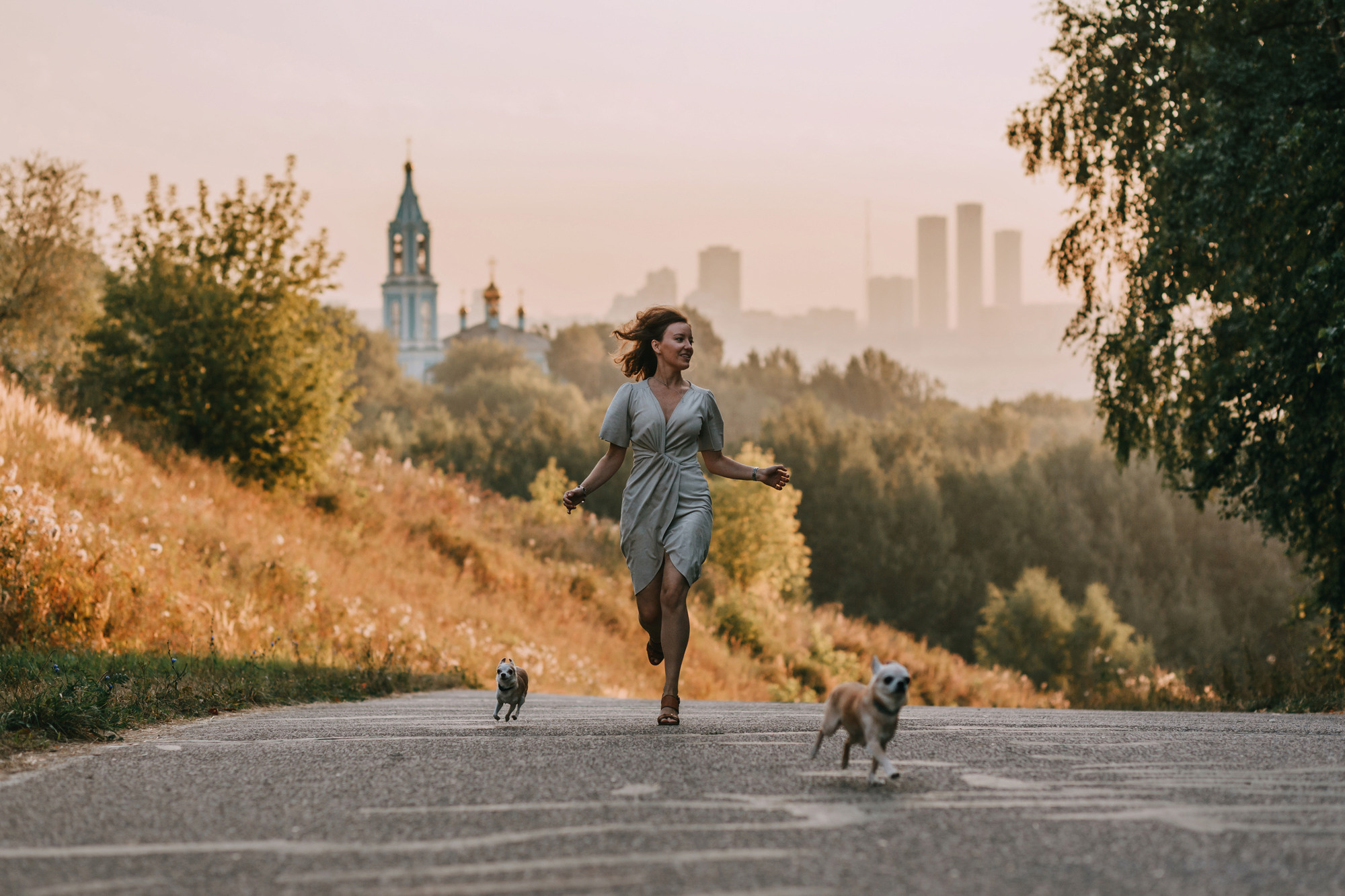 Наталья, Курт и Джуля. Фотограф-анималист Елена Радченко, Москва
