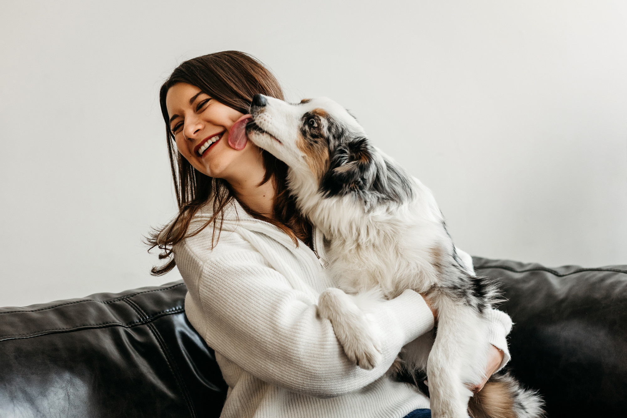 Настя и аусси. Фотограф-анималист Елена Радченко, Москва