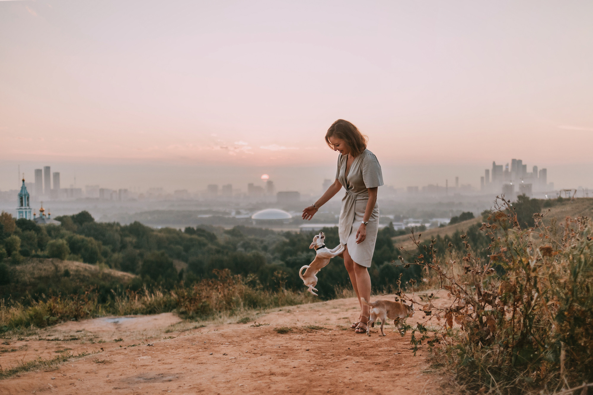 Наталья, Курт и Джуля. Фотограф-анималист Елена Радченко, Москва