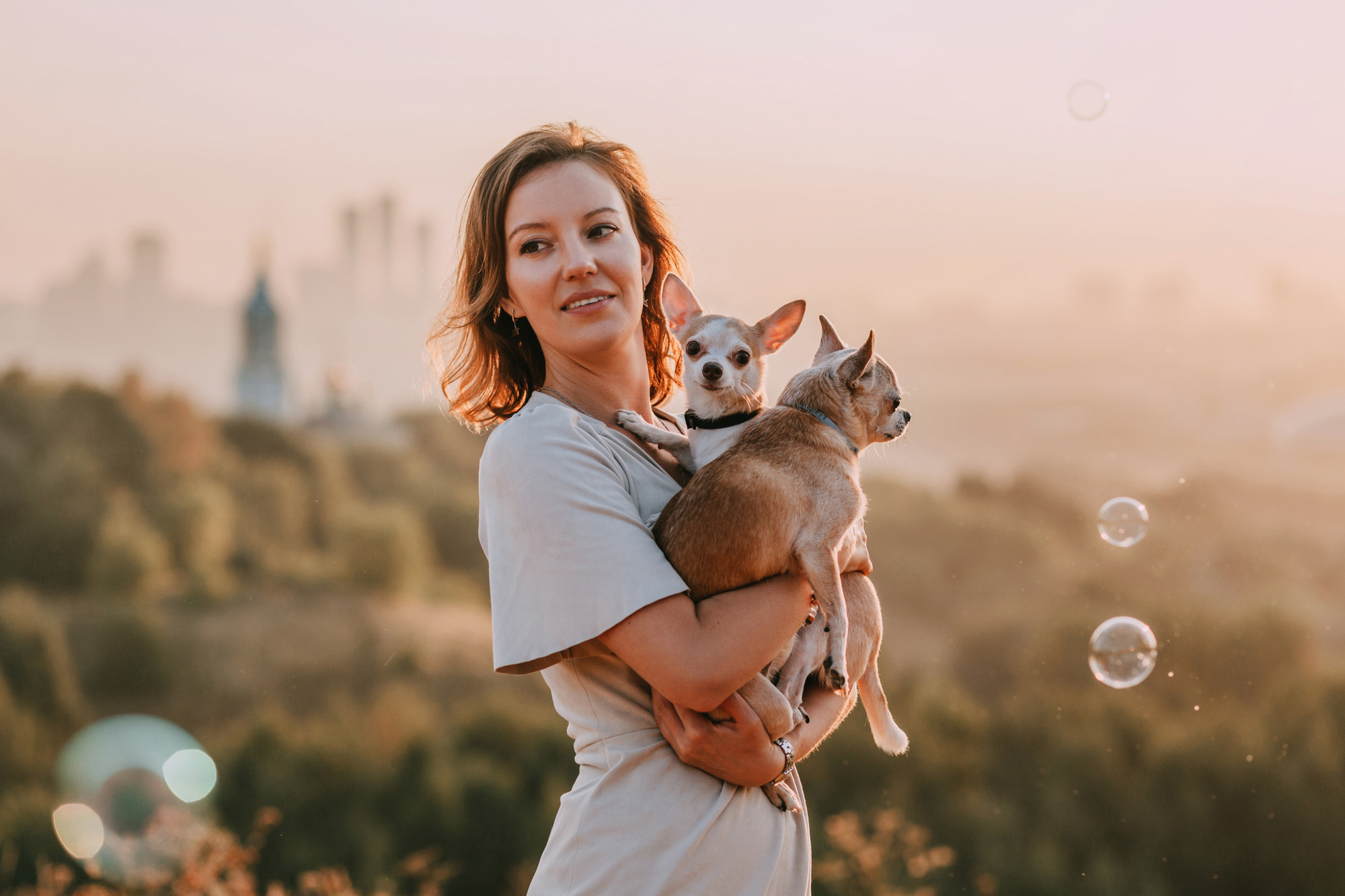 Наталья, Курт и Джуля. Фотограф-анималист Елена Радченко, Москва