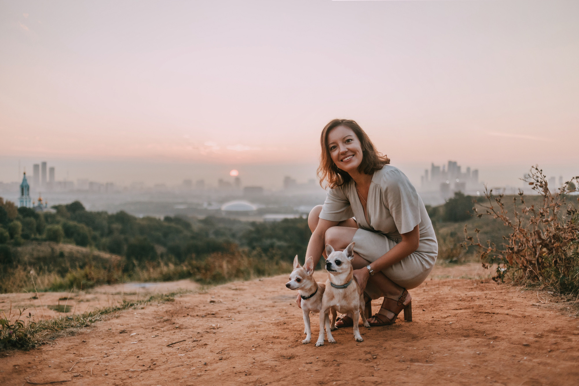 Наталья, Курт и Джуля. Фотограф-анималист Елена Радченко, Москва