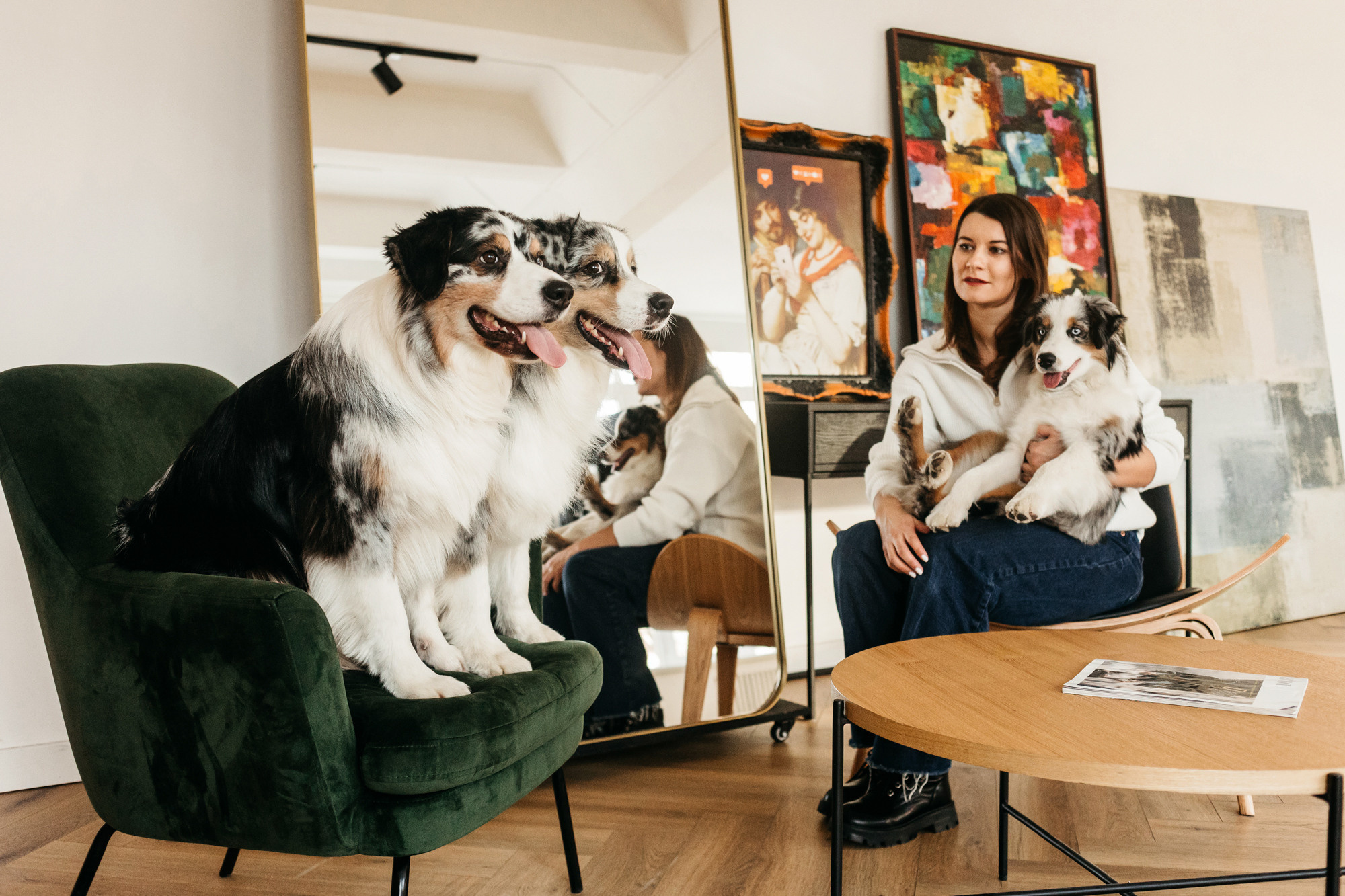 Настя и аусси. Фотограф-анималист Елена Радченко, Москва