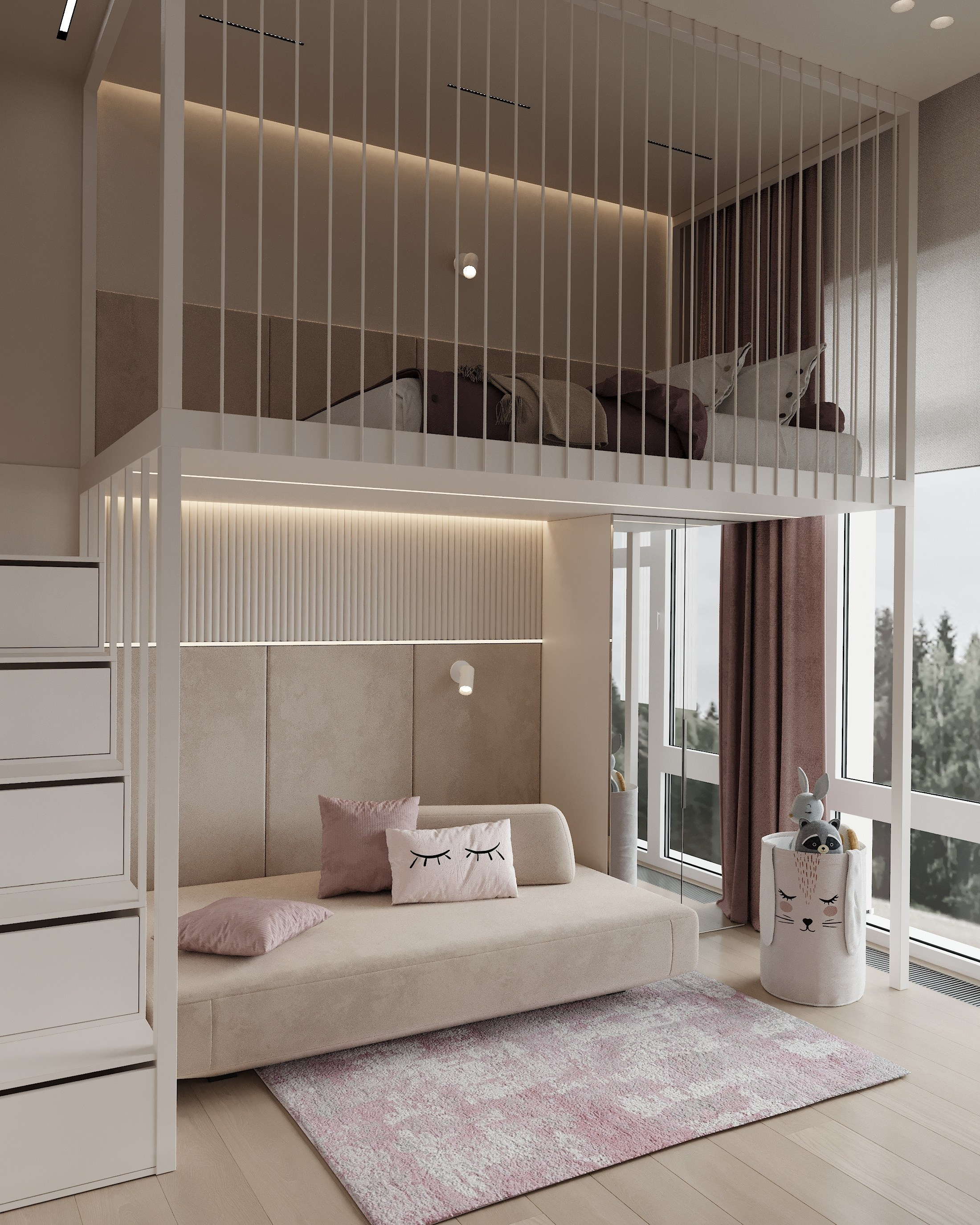 ЖК Снегири 189.0 кв.м. Дизайнер интерьера и 3D визуализатор Ванчугова Ольга