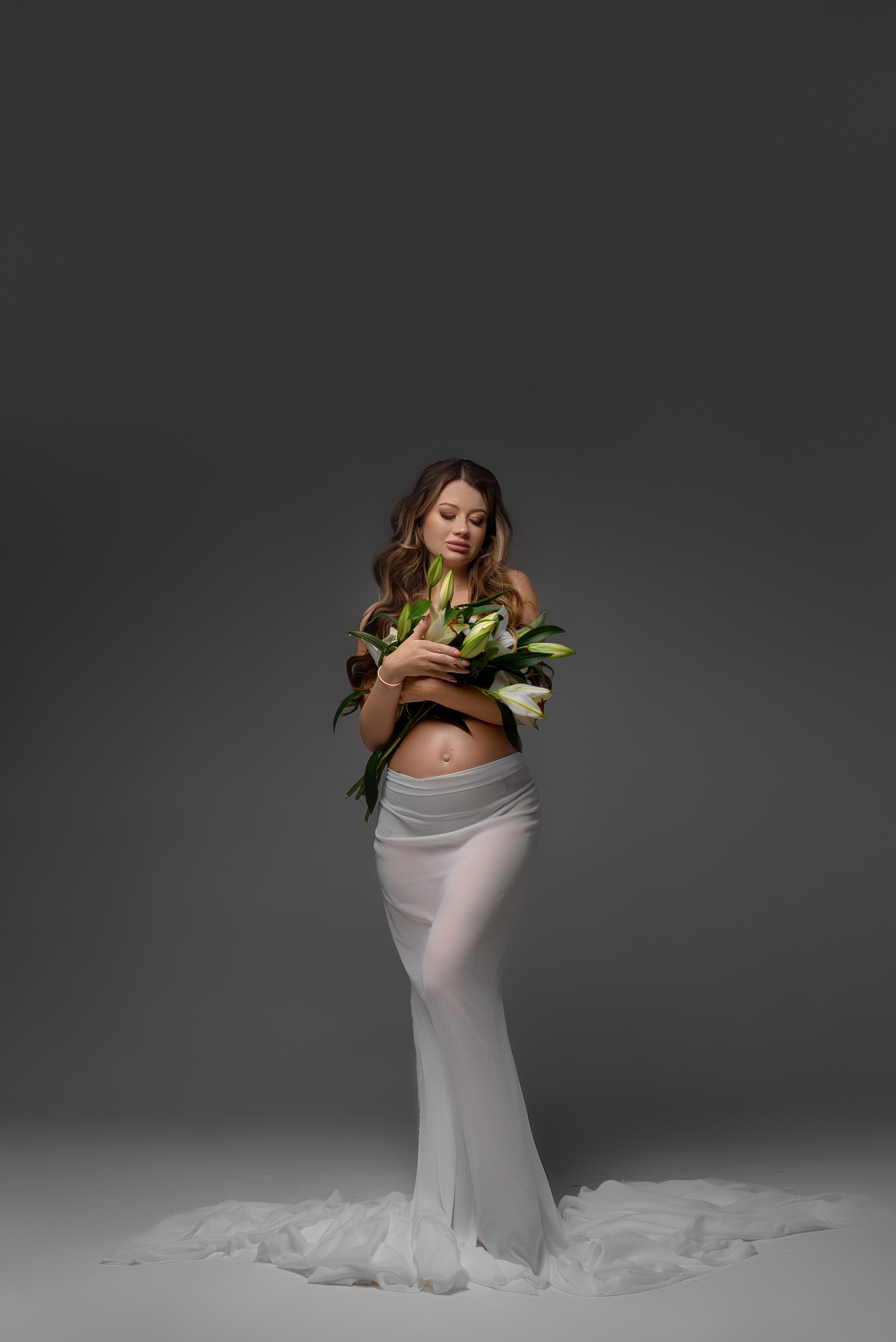 Красивая фотосессия беременности. Фотограф беременности и новорожденных в Рязани