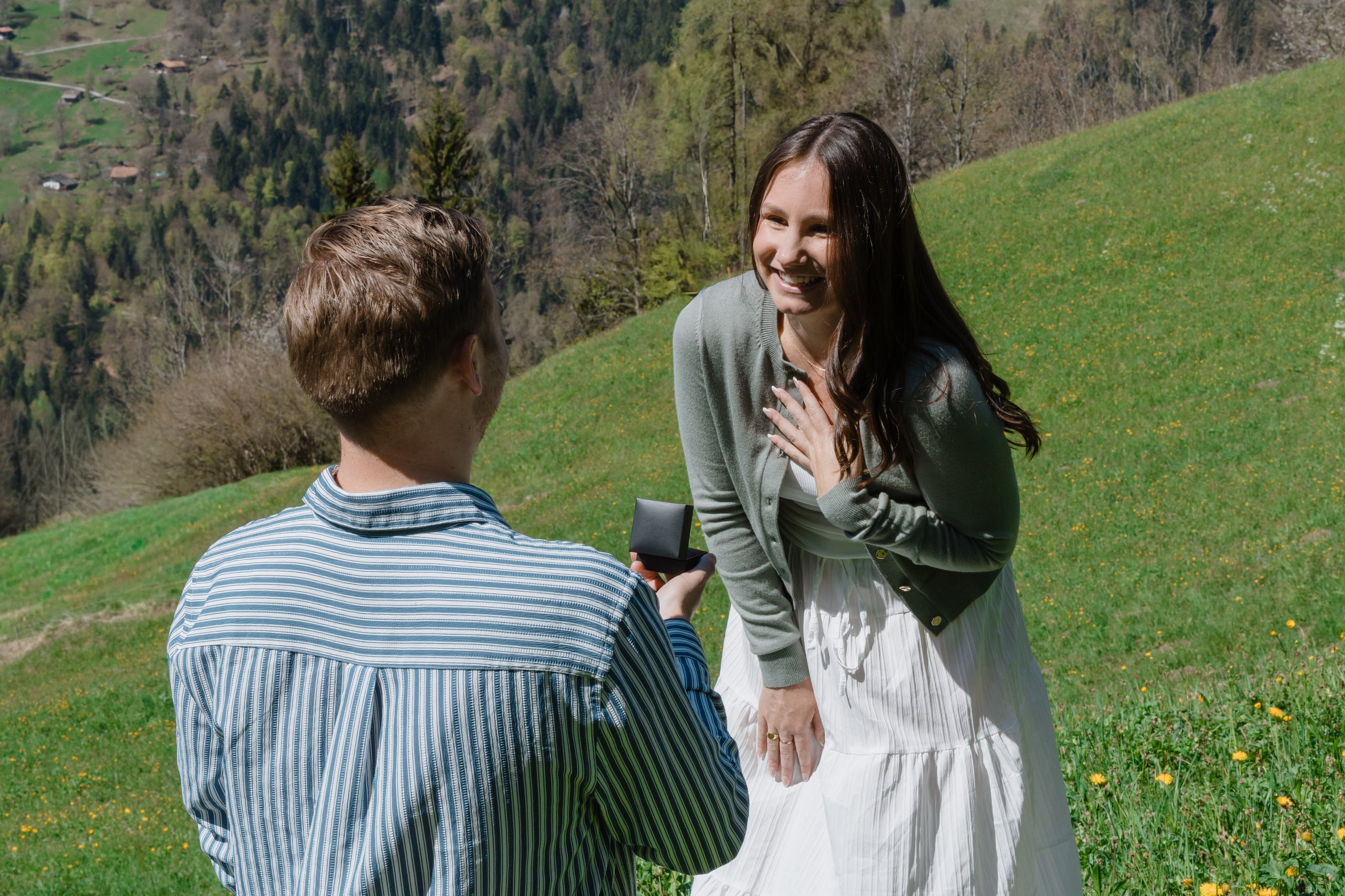 Wyatt & Abby (Wengen). Photographer in Interlaken area