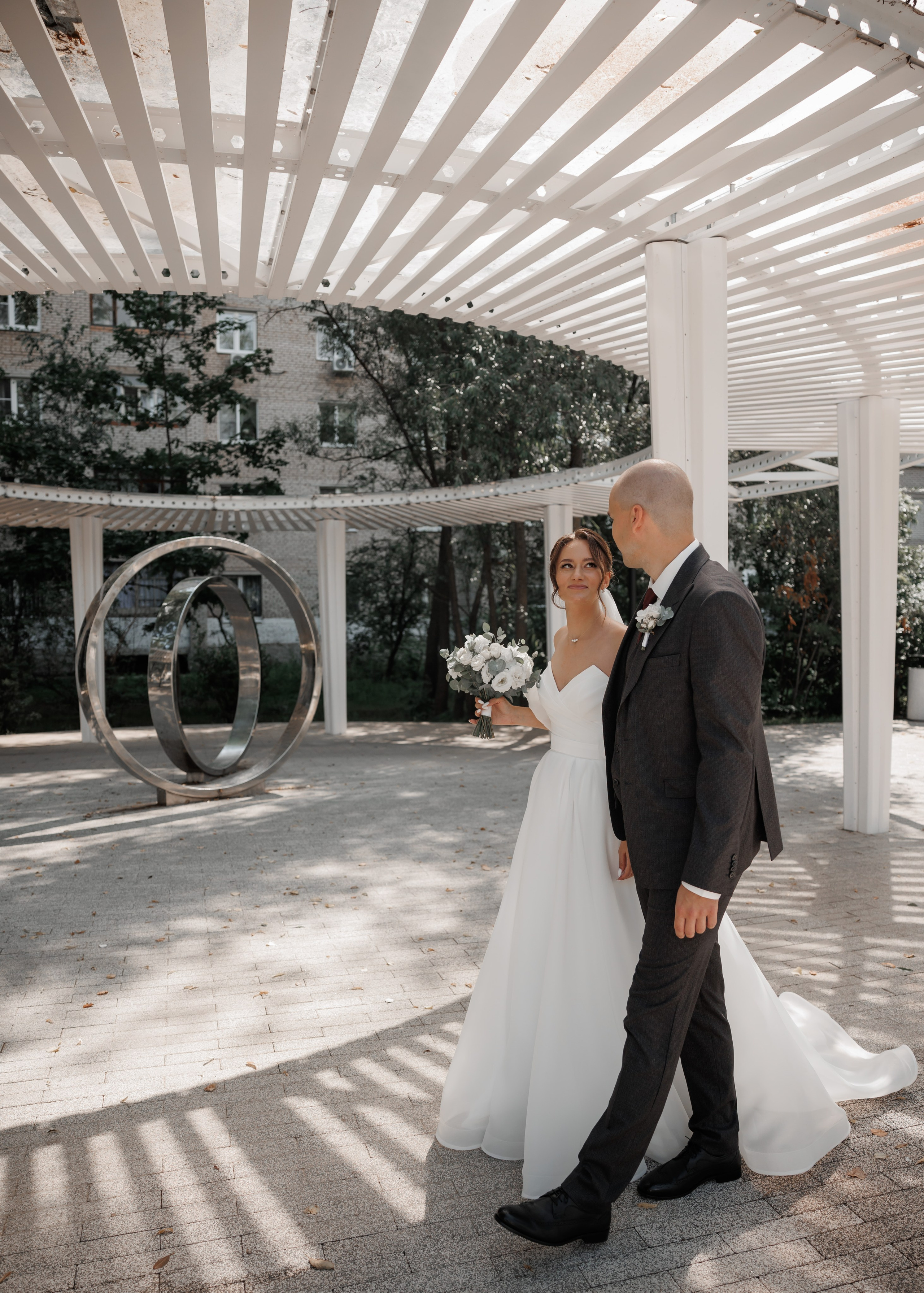 Полина и Дмитрий, загородный клуб «Барин», ЗАГС в г. Пушкино. Свадебный и репортажный фотограф (Москва, Королев и другие)