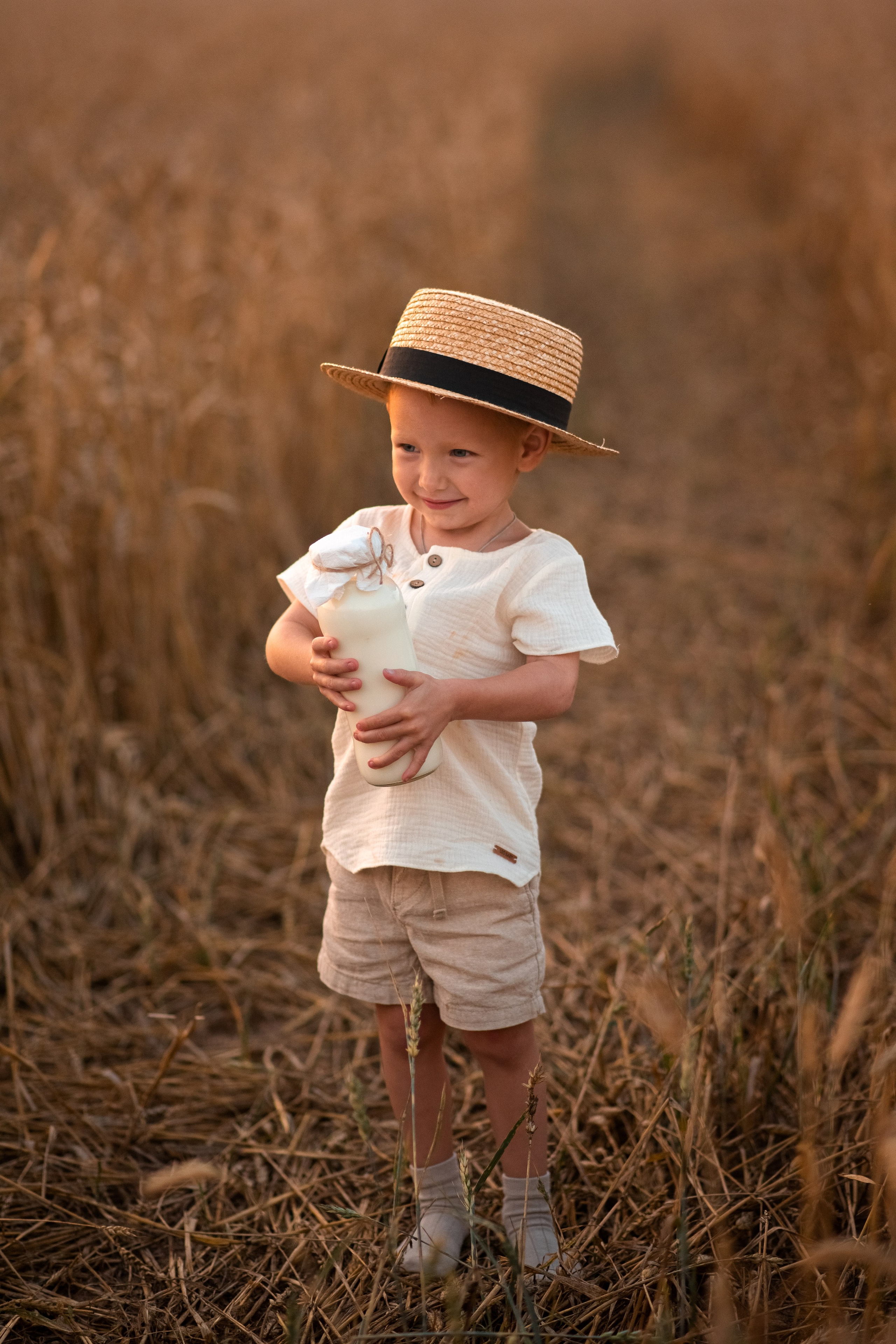 Семейная фотосессия в пшеничном поле. Семейный и детский фотограф в Туле Светлана Воронкова