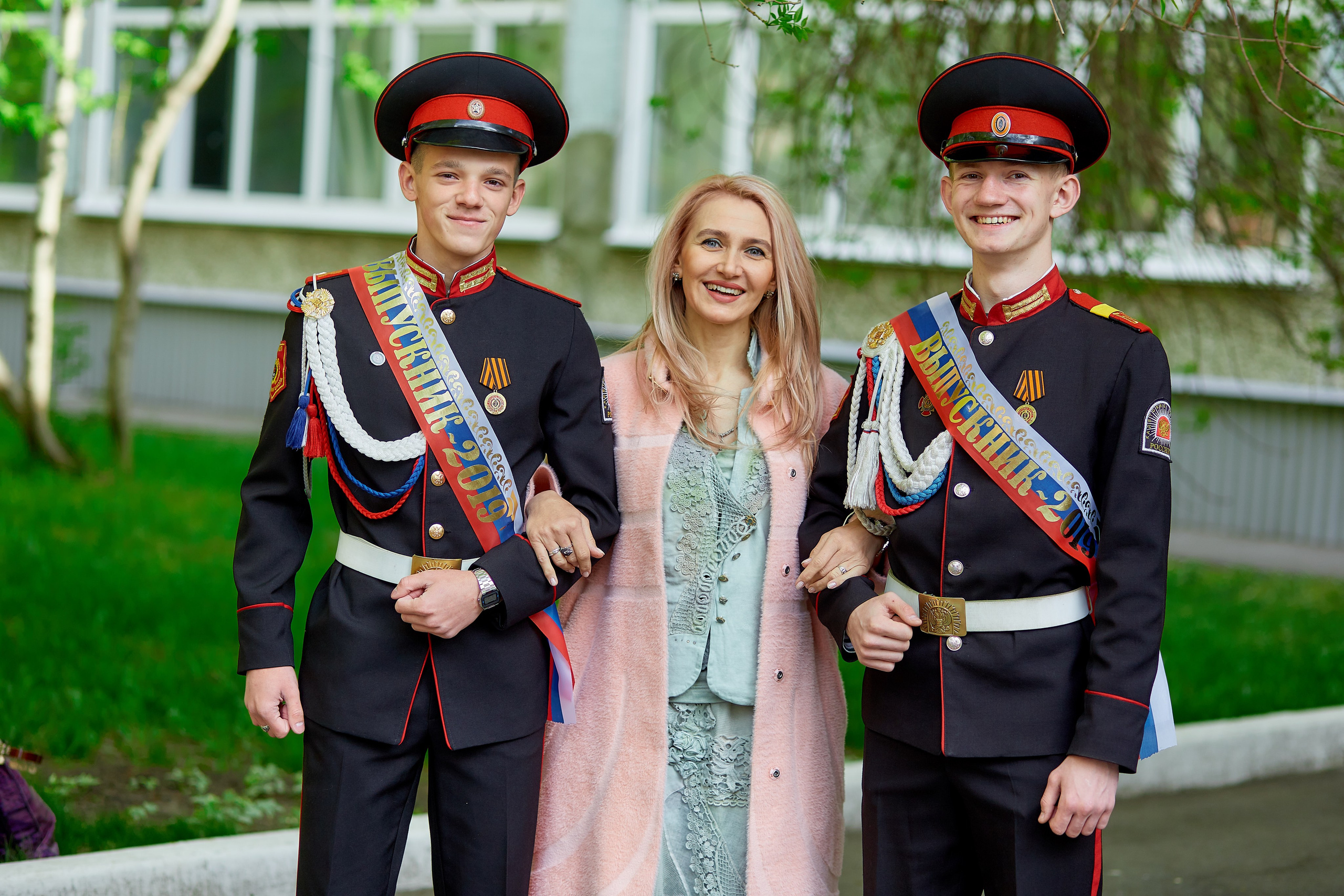 Кадеты последний звонок. Фотограф Вячеслав Фарунин