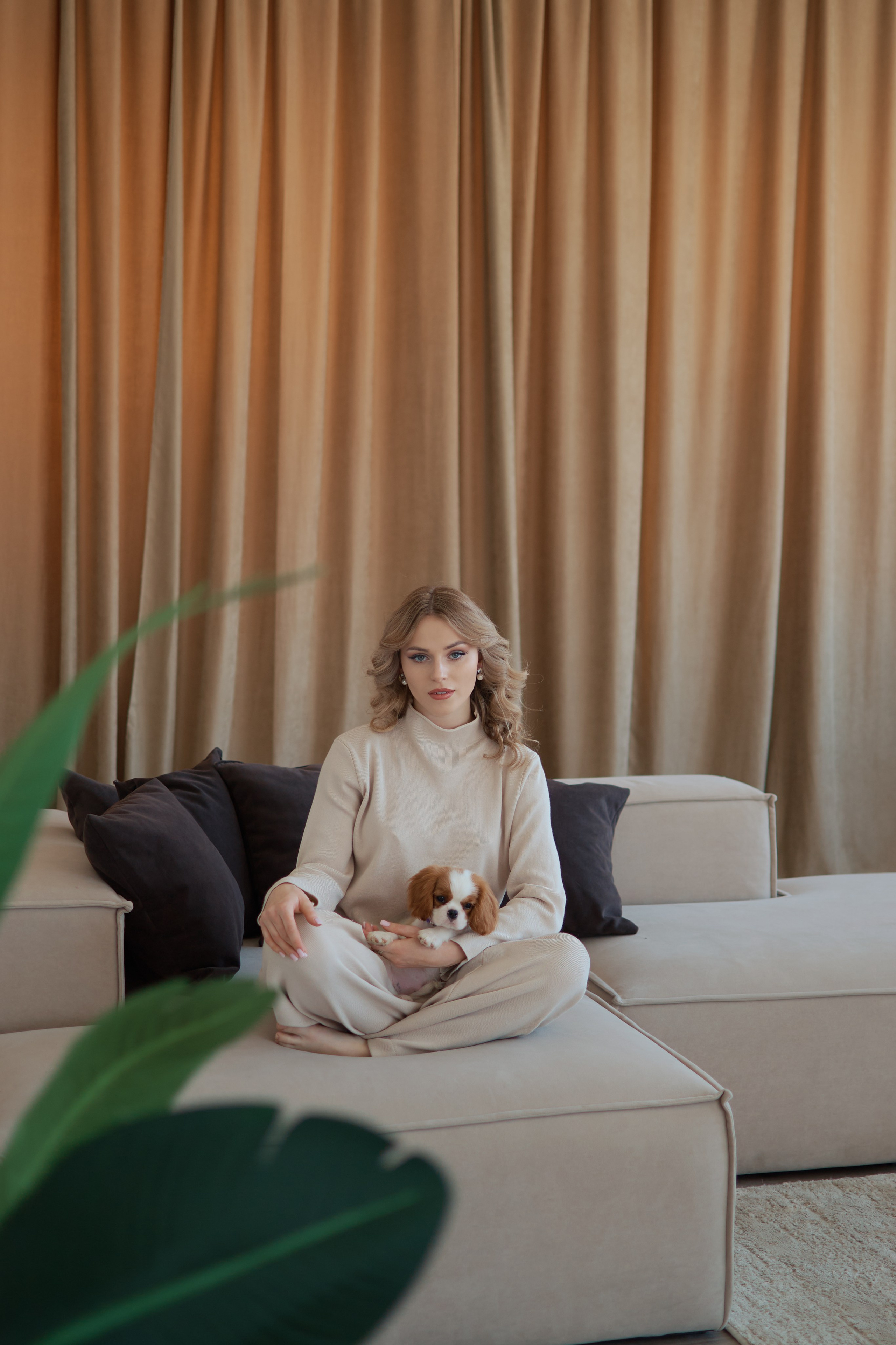 Алина и малышка Эми. Портретный фотограф в Саратове Кристина Бузаева