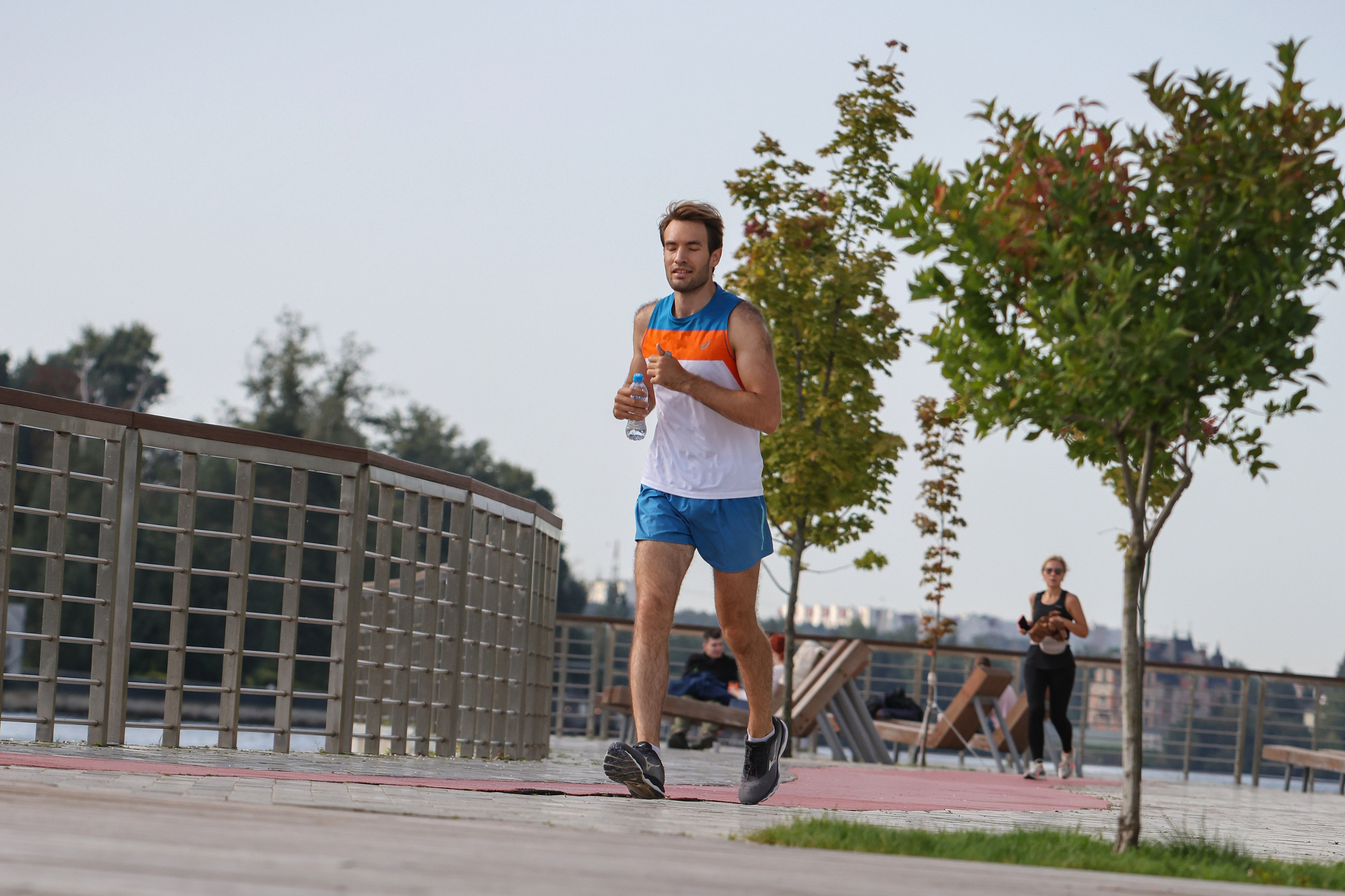 Последний летний старт 5 вёрст Павшинская пойма. Фотограф Сергей Ловкий