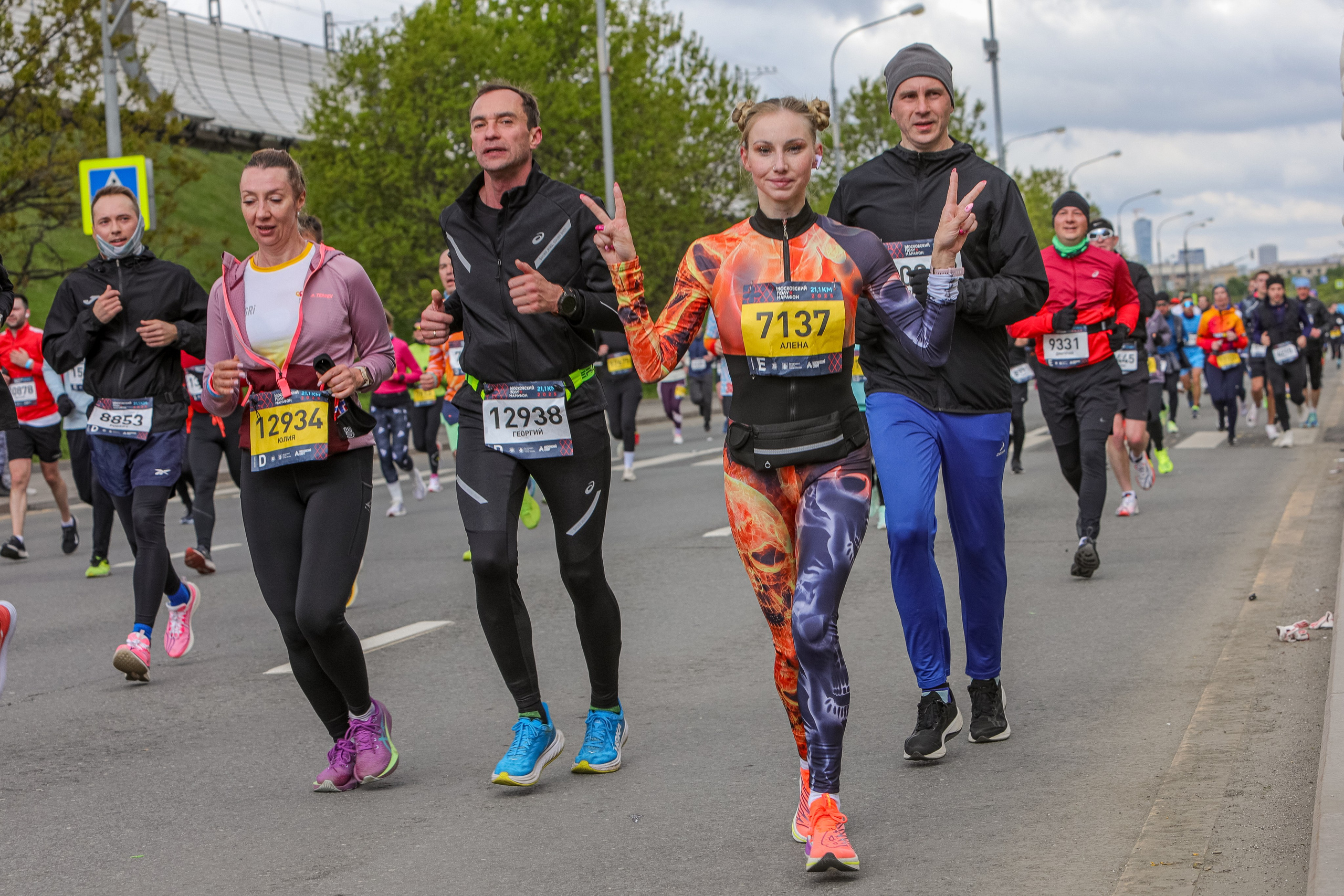 Московский полумарафон 27.04.25. Фотограф Сергей Ловкий