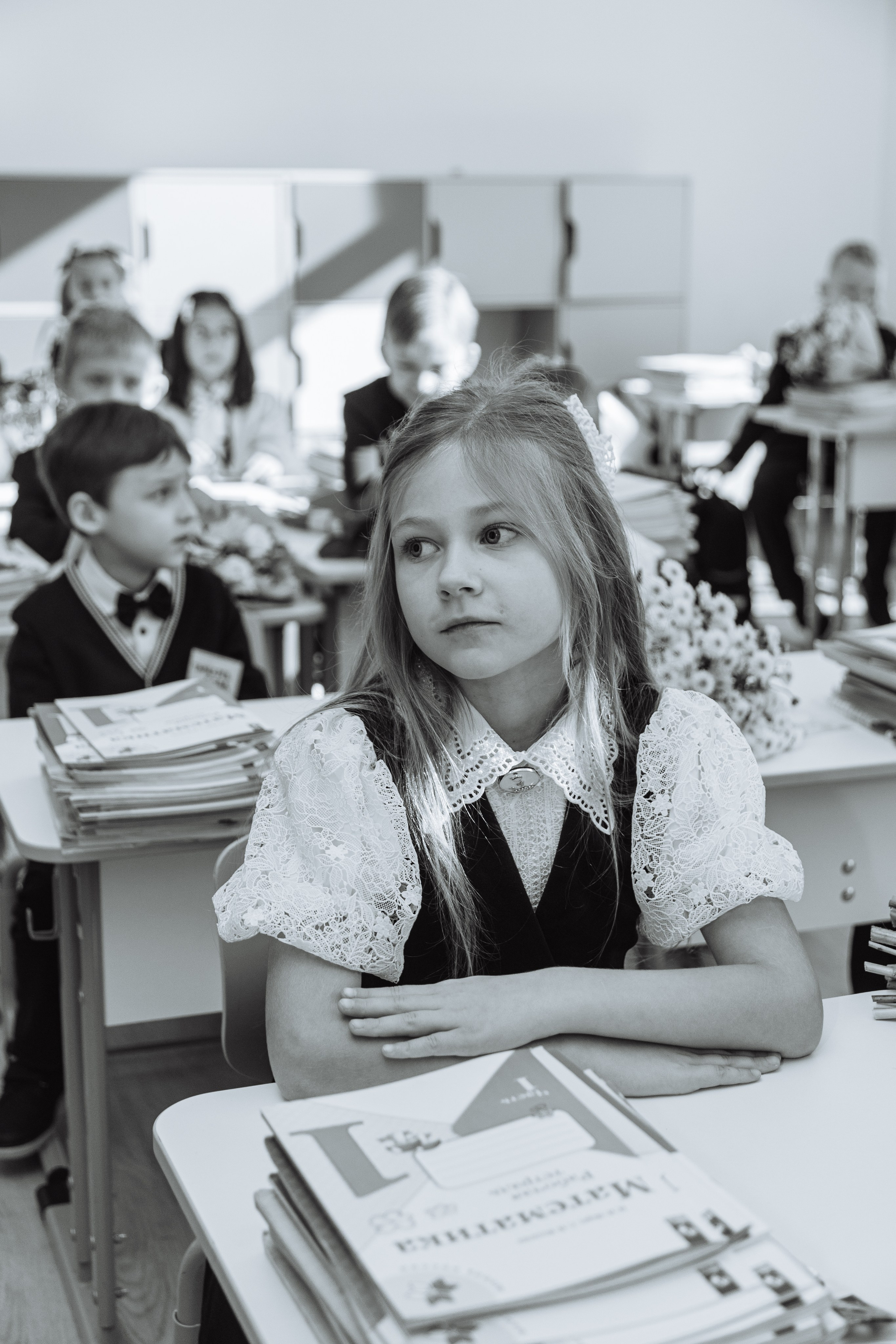 Первый раз в первый класс. Семейный фотограф Николаева Ольга