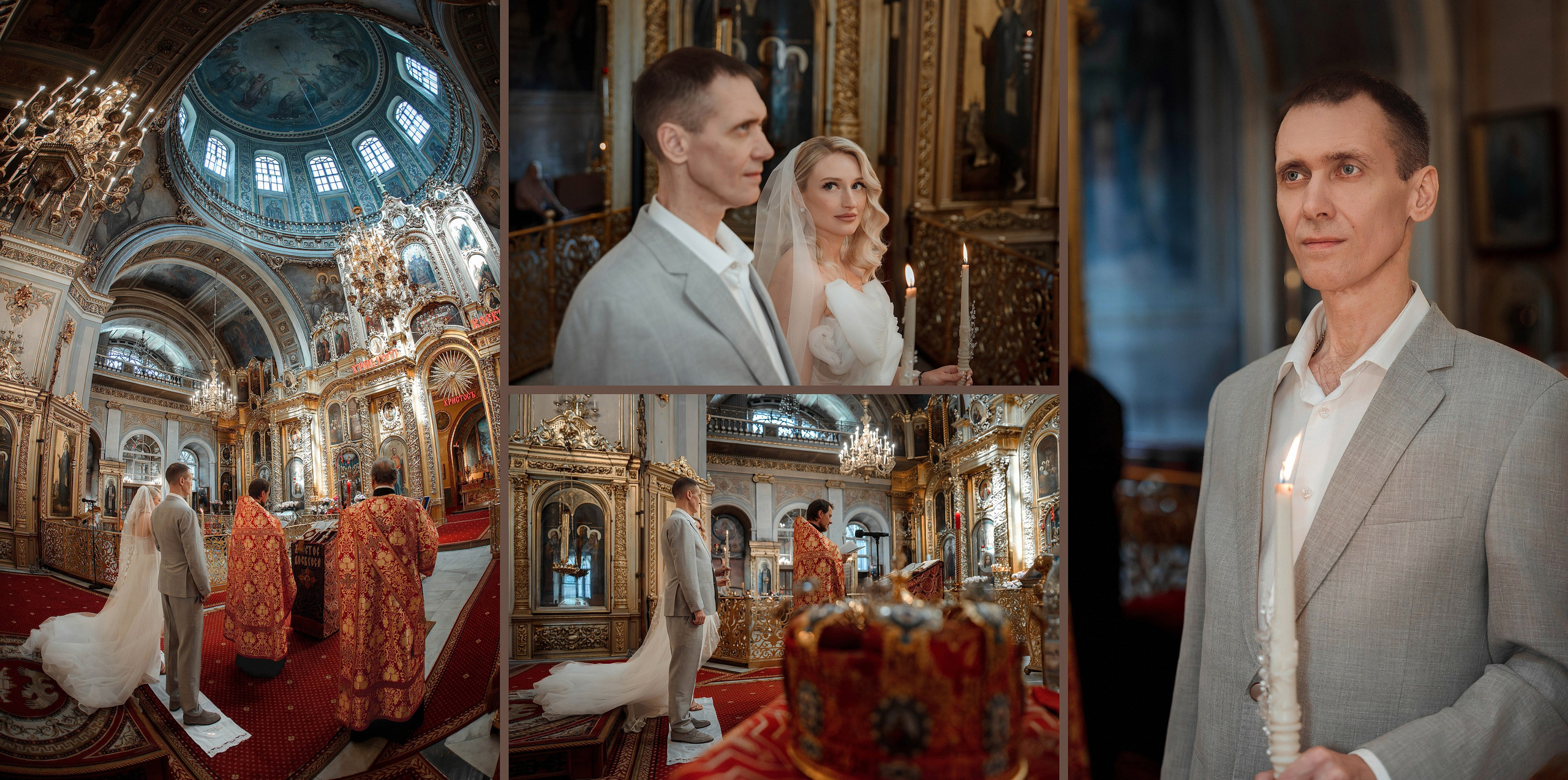 Венчание Александра и Елены в Богоявленском соборе в Елохове, фотограф на крещение и венчание 