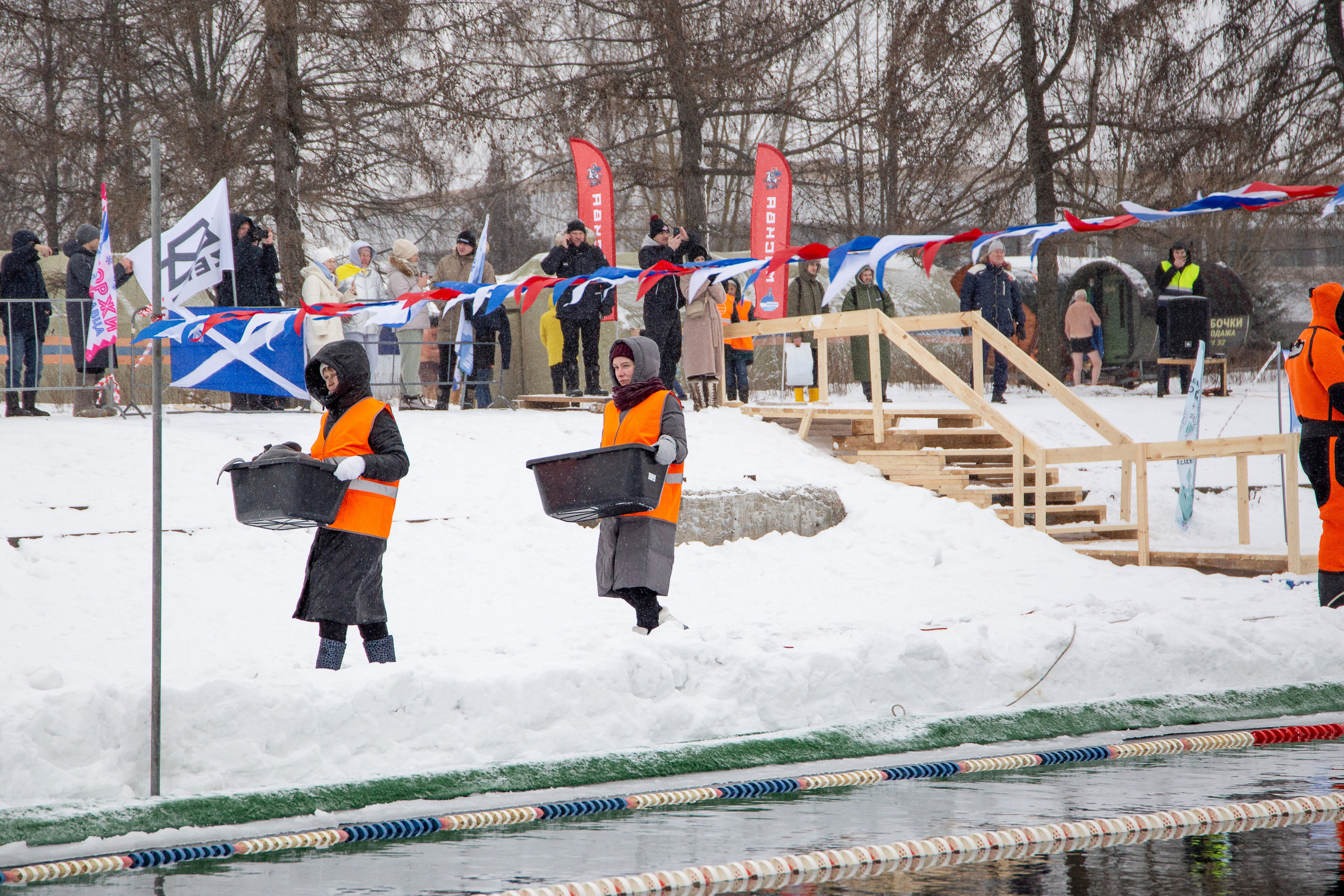 Моржи (спорт). Портретный фотограф в Москве Афанасьева Вера
