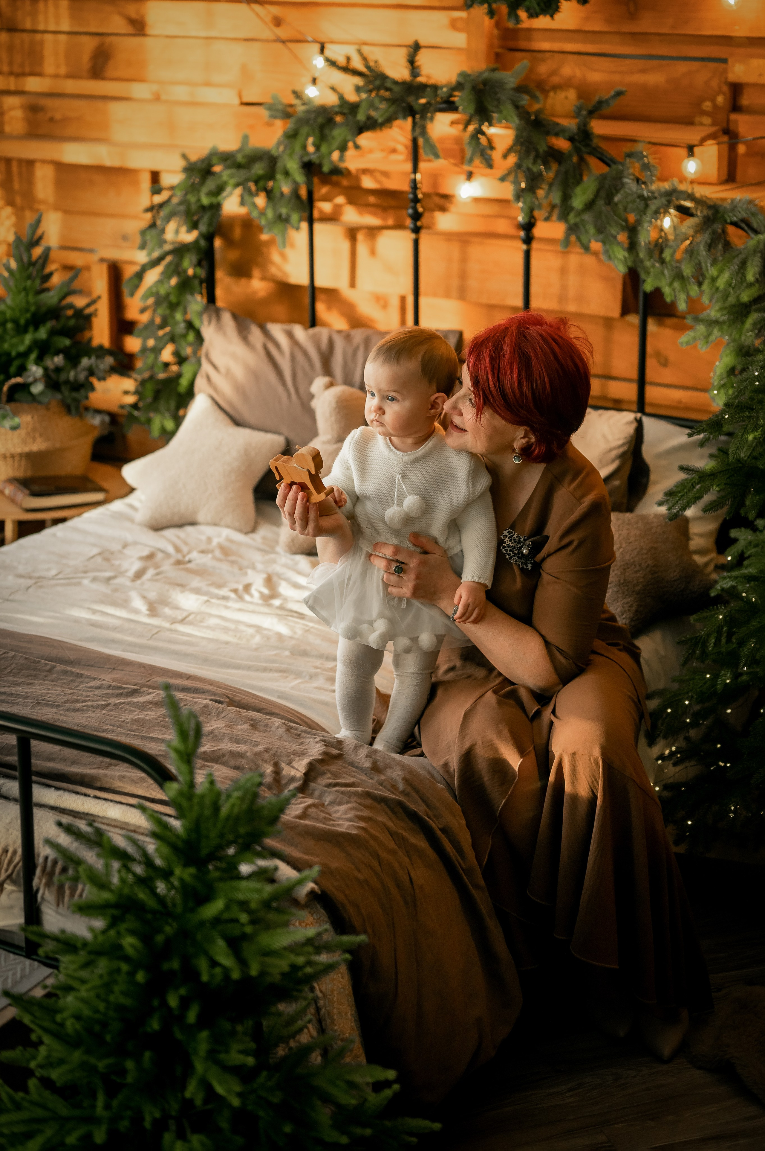 Новый год в студии. Фотограф новорождённых, семейный, школьный в городе Калуге Евгения