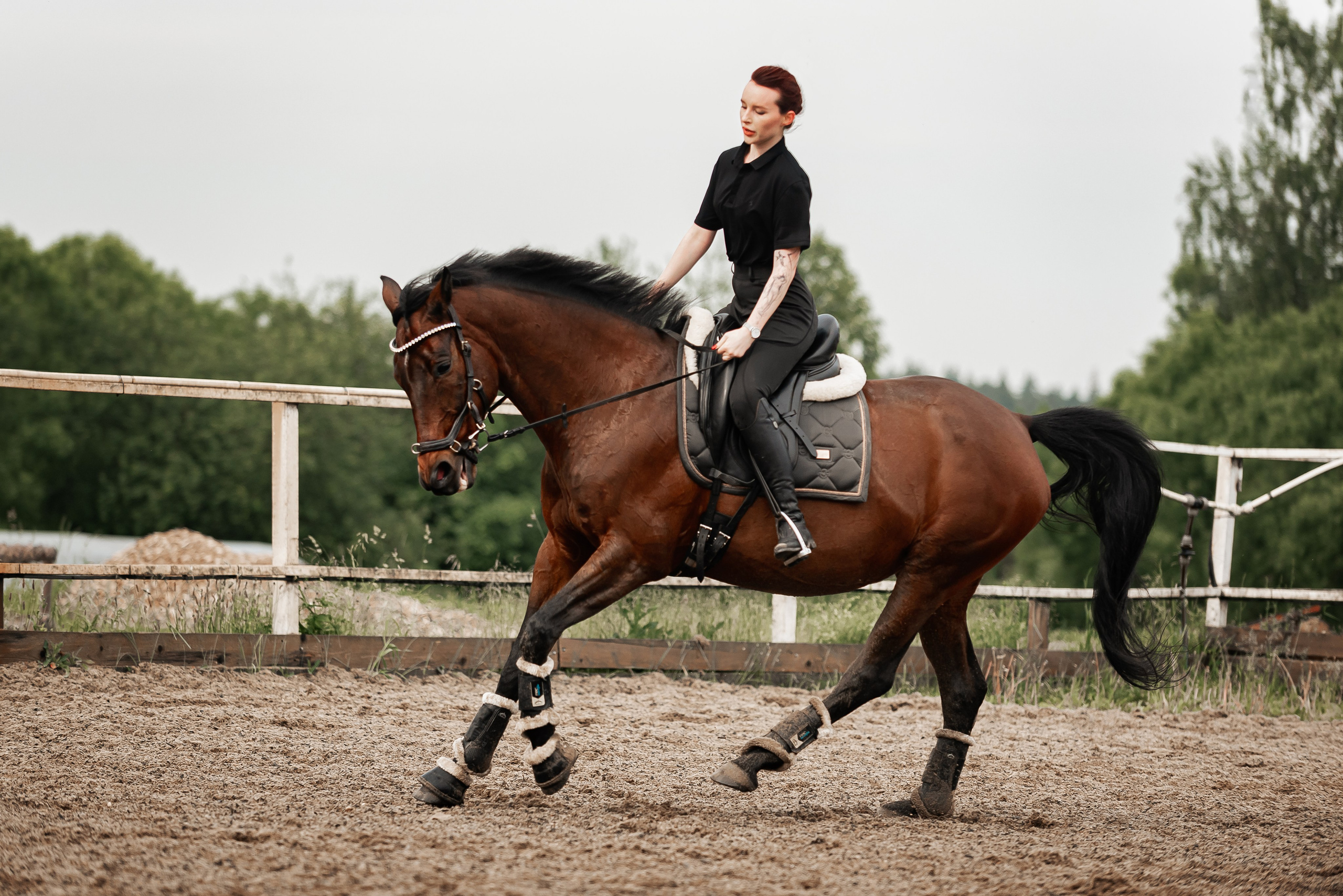 Ольга и Шерави. Куракина Дарья • Конный фотограф