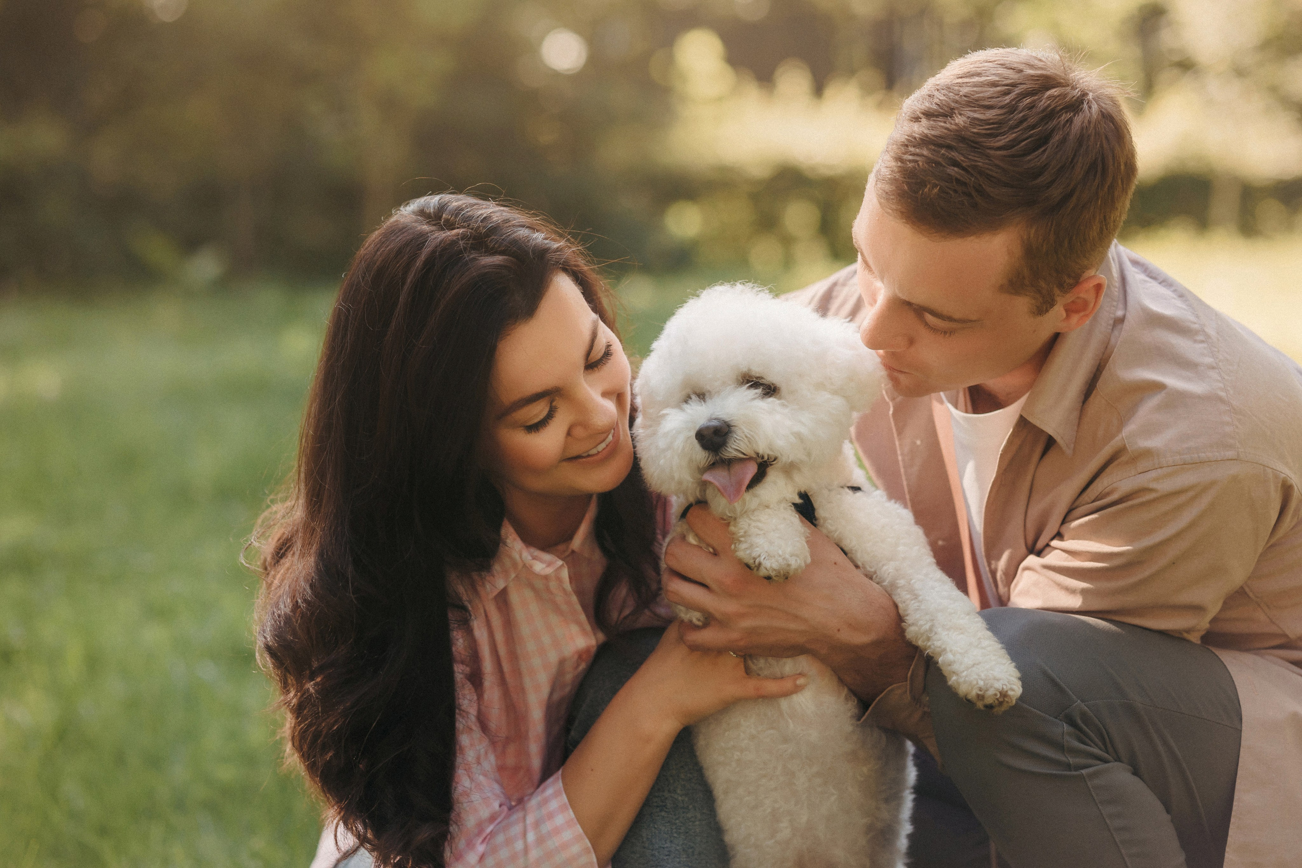 Марина, Данил и Бруно. Фотограф-анималист Елена Радченко, Москва