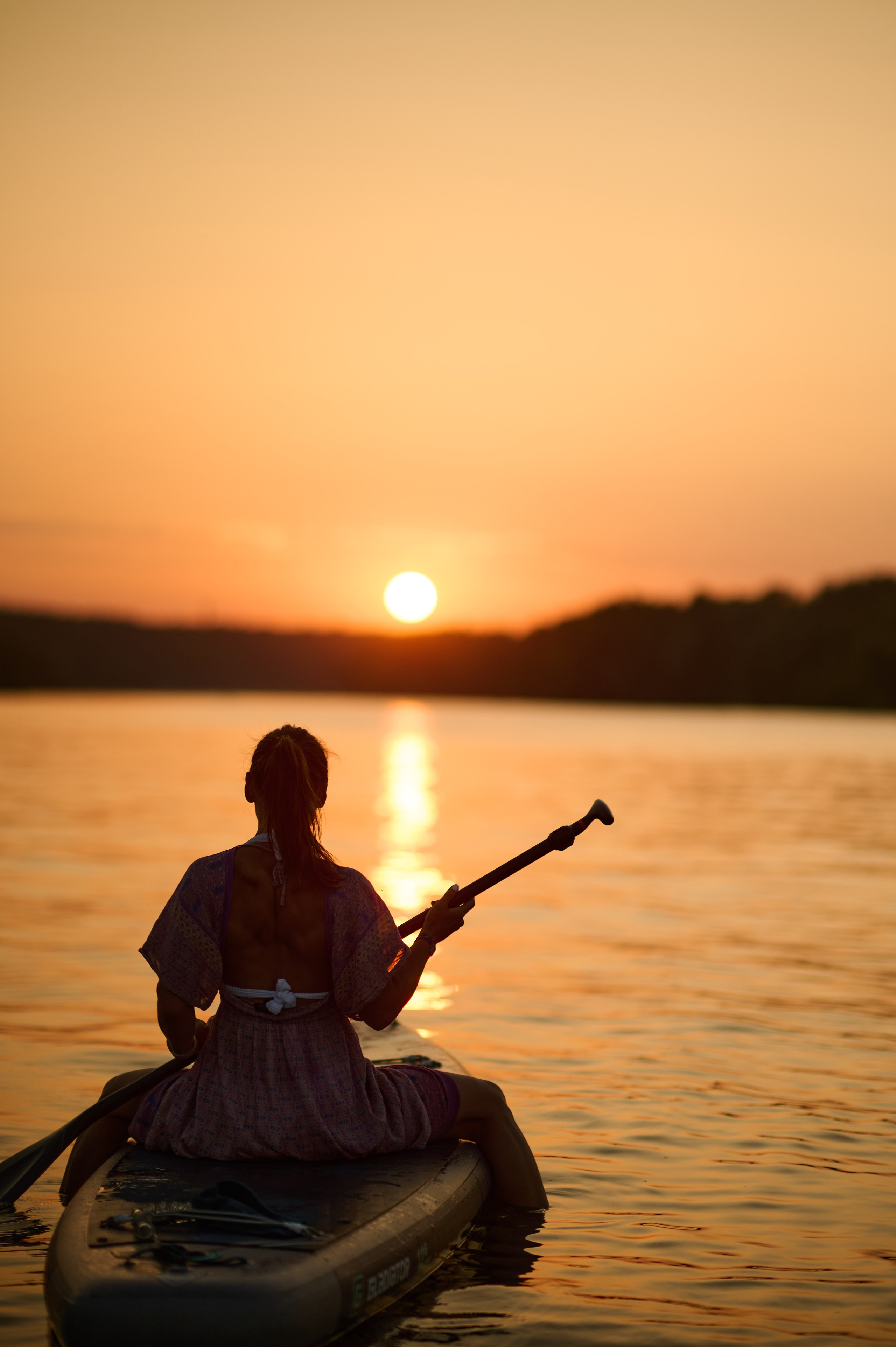Илона. Фотосъемки на сапах, Москва. Сплавы на сапах