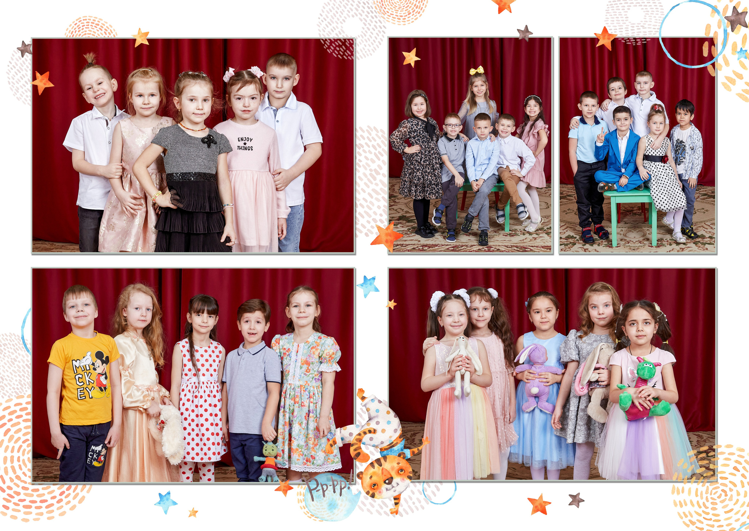 Выпускной фотоальбом для детского сада «Легкий» — «Миллион Портретов»