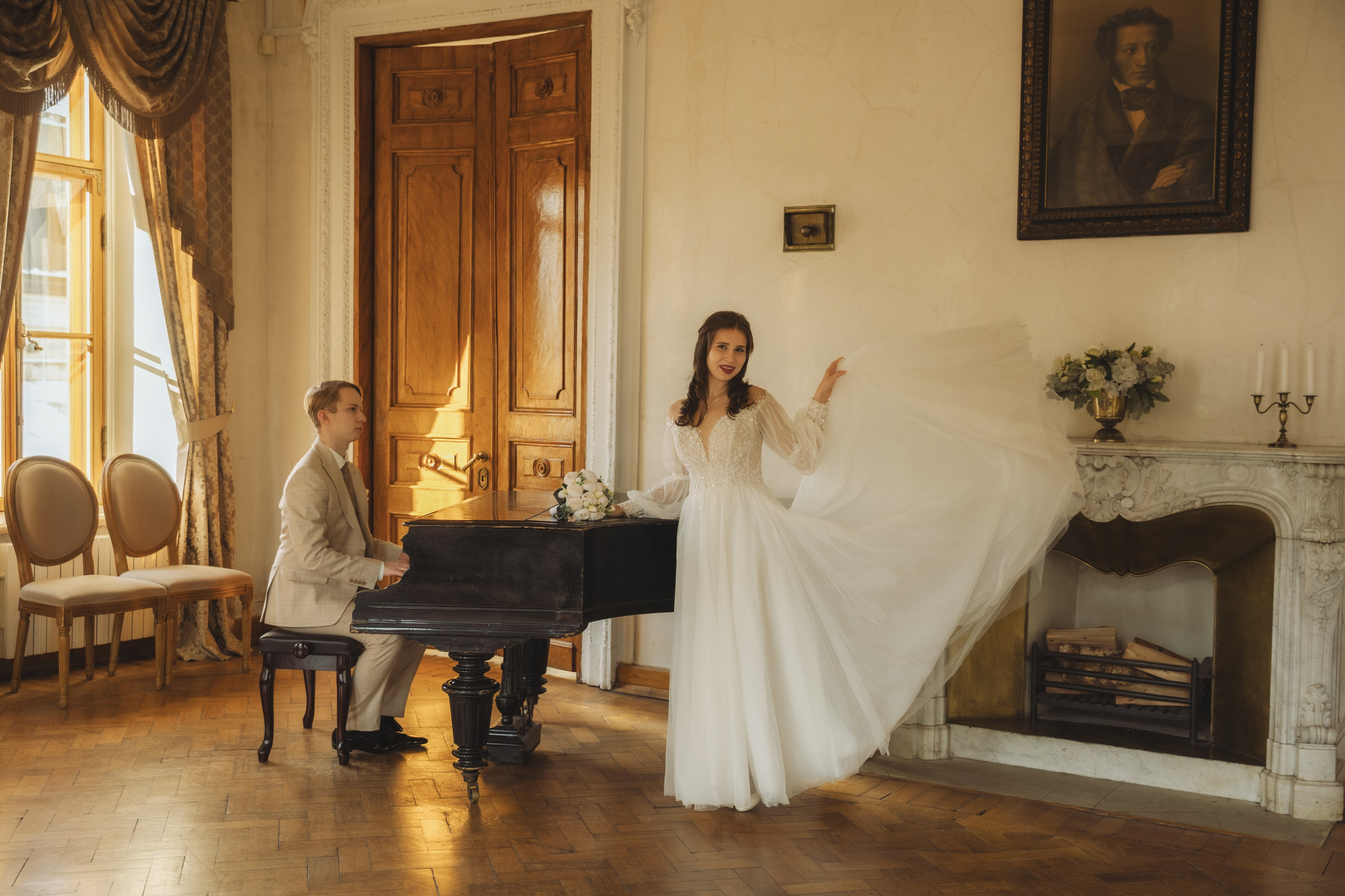 Моменты в особняке. Свадебный и семейный фотограф Москва и Московская область