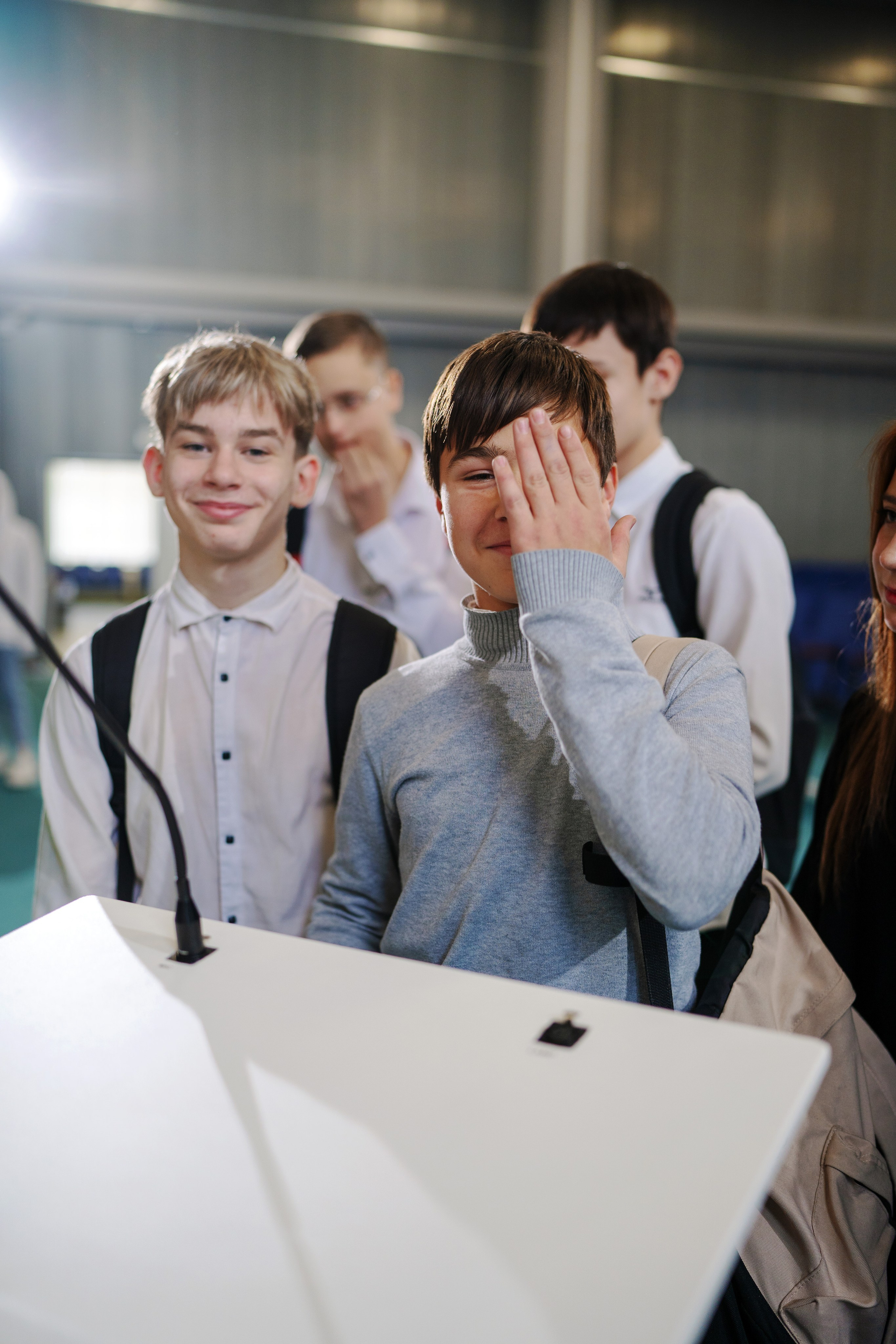 Лекция по киберспорту в школе № 2, п. Энем