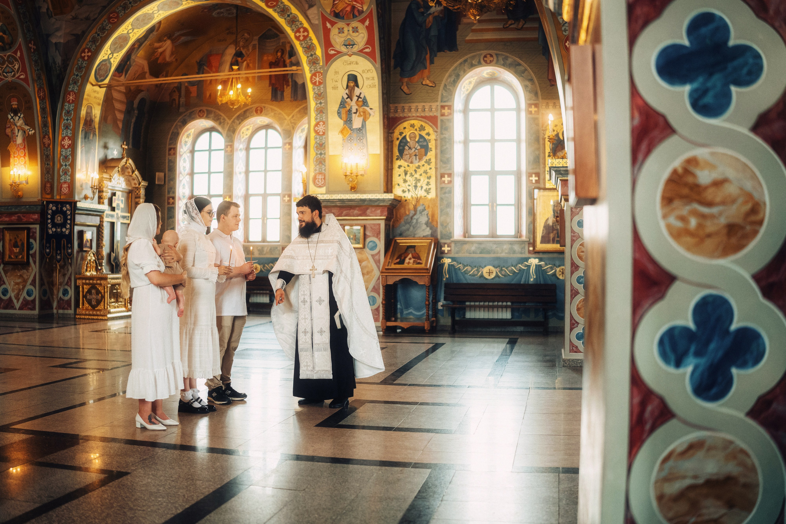 Крещение в храме Всецарица. Свадебный и репортажный фотограф в Воронеже Роман Янко