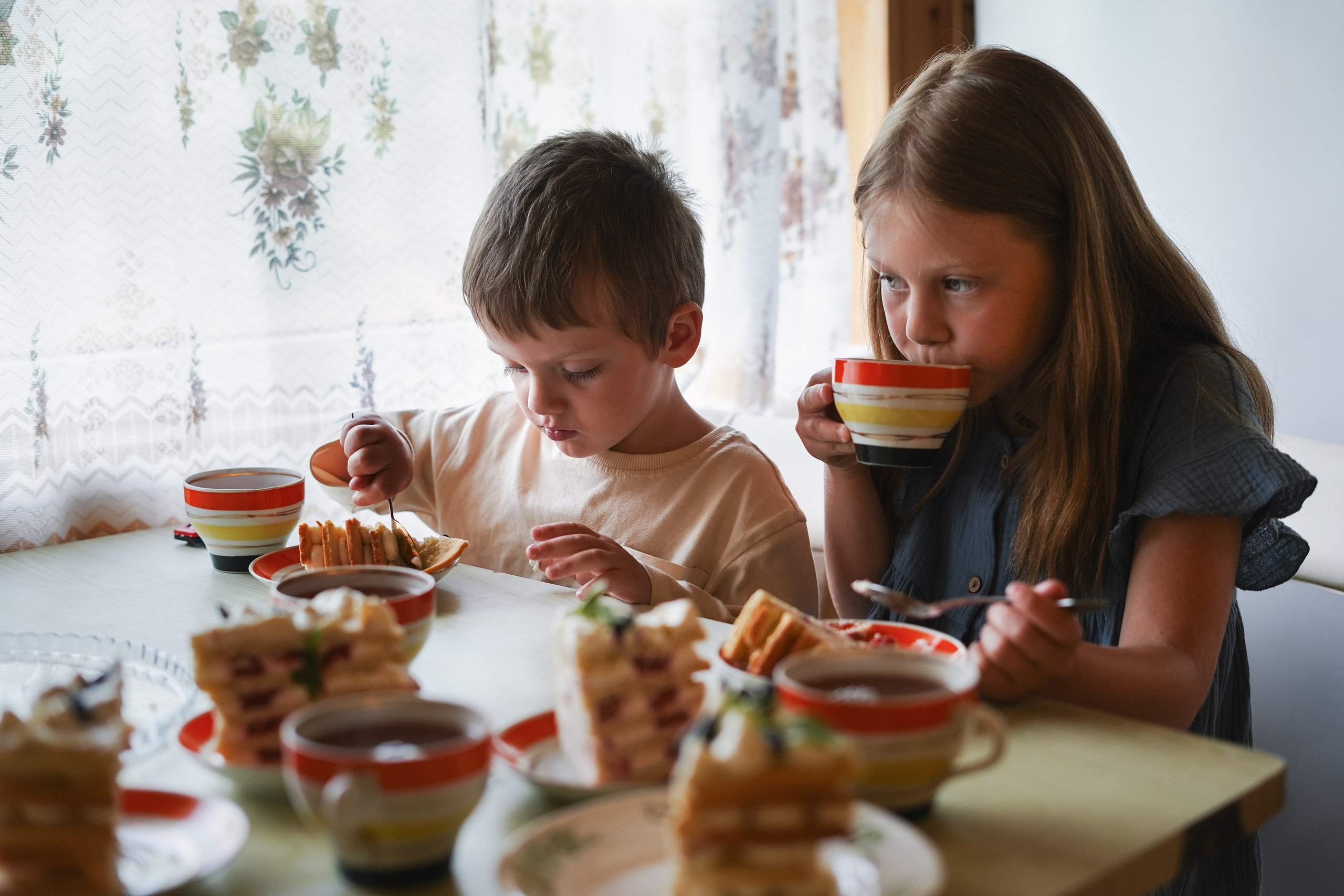 Семейная съемка в студии, дома. Семейный и детский фотограф в Санкт-Петербурге Анна Никитина