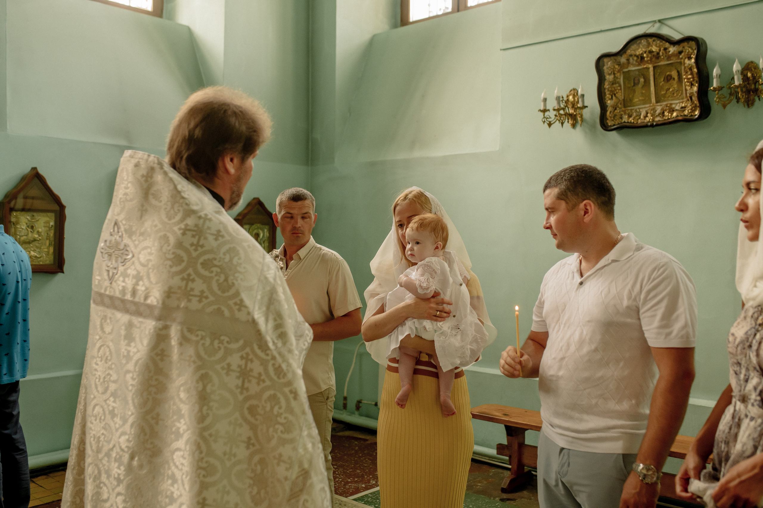 Крещение Юлечки. Фотограф Мария Стрелкова