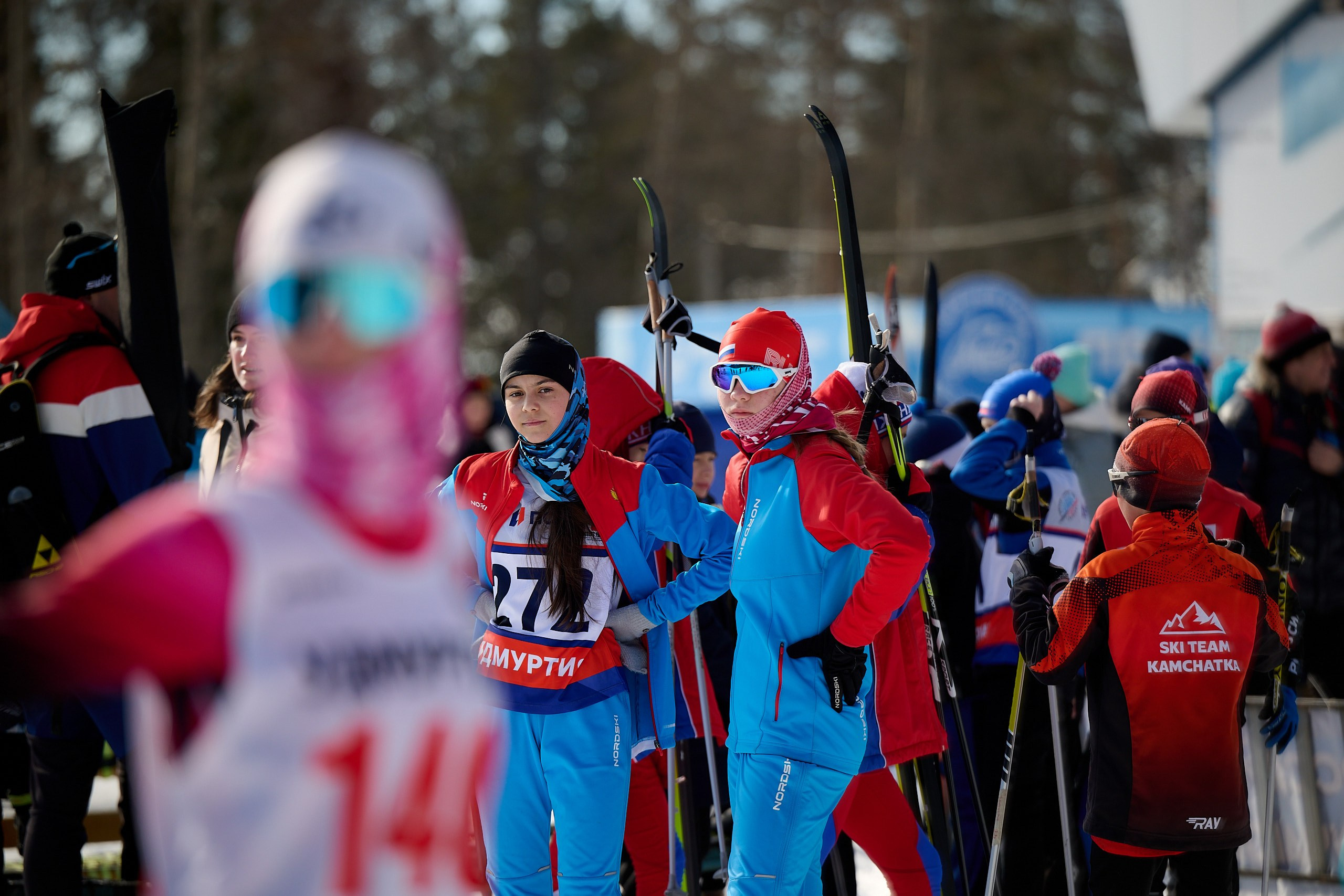 Всероссийские соревнования по лыжным гонкам «Пионерская правда». Ижевс. Спортивный репортажный фотограф в Ижевске Сергей Мерзляков
