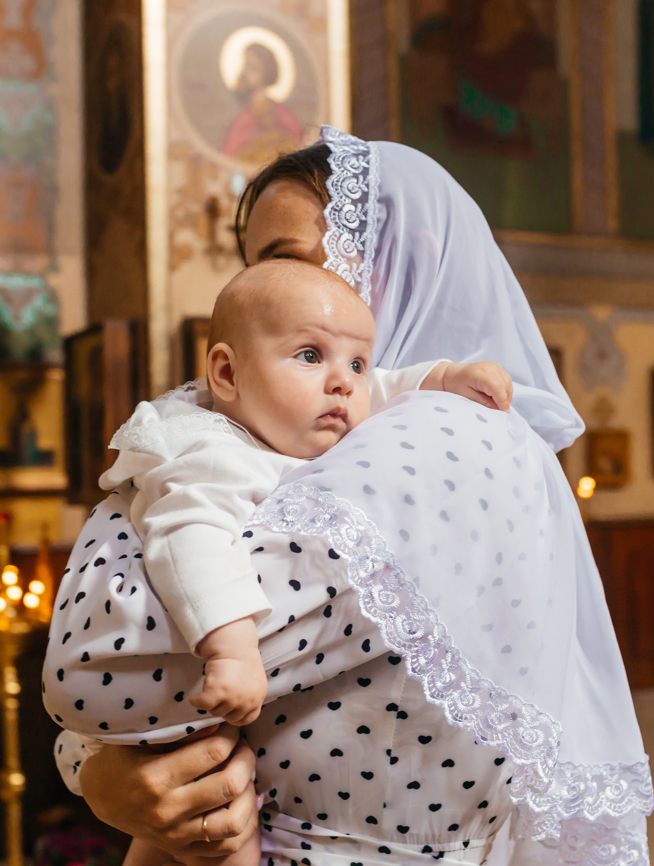 Крещение Варвары и Максима. Фотограф Амалия Ахмедова, Калининград