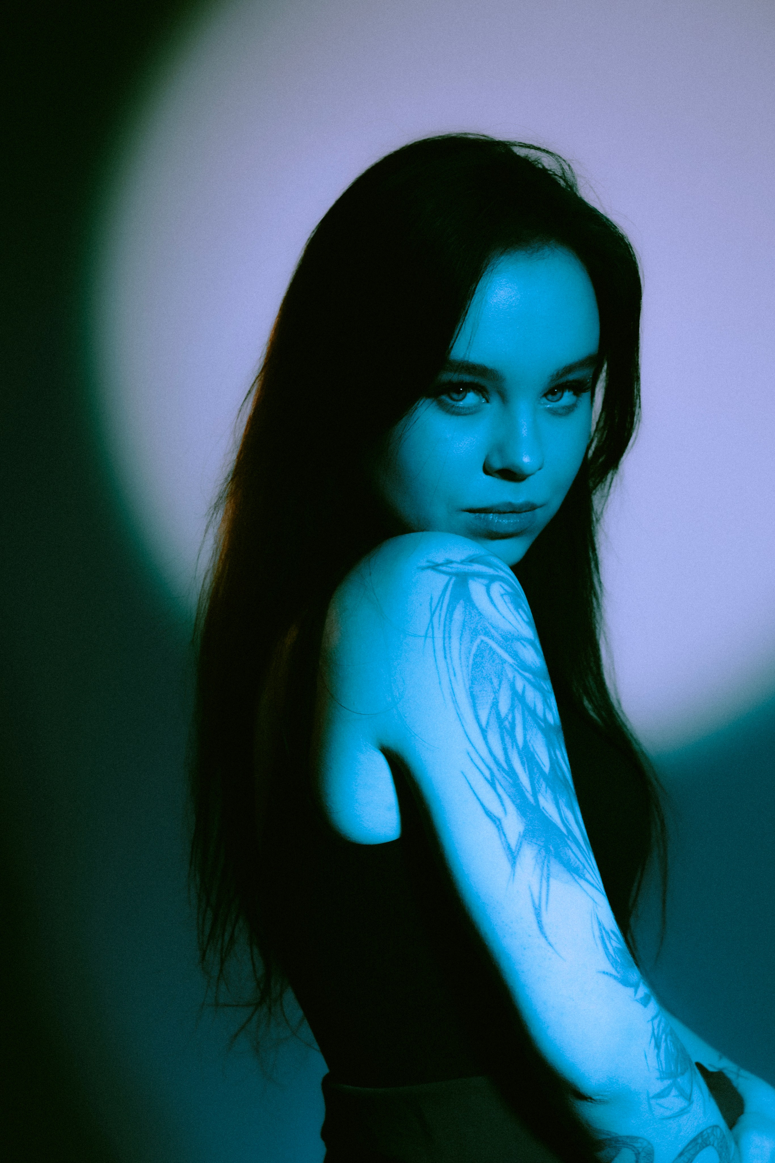 Портреты с цветным светом — творческие фотосессии в Туапсе и Краснодаре