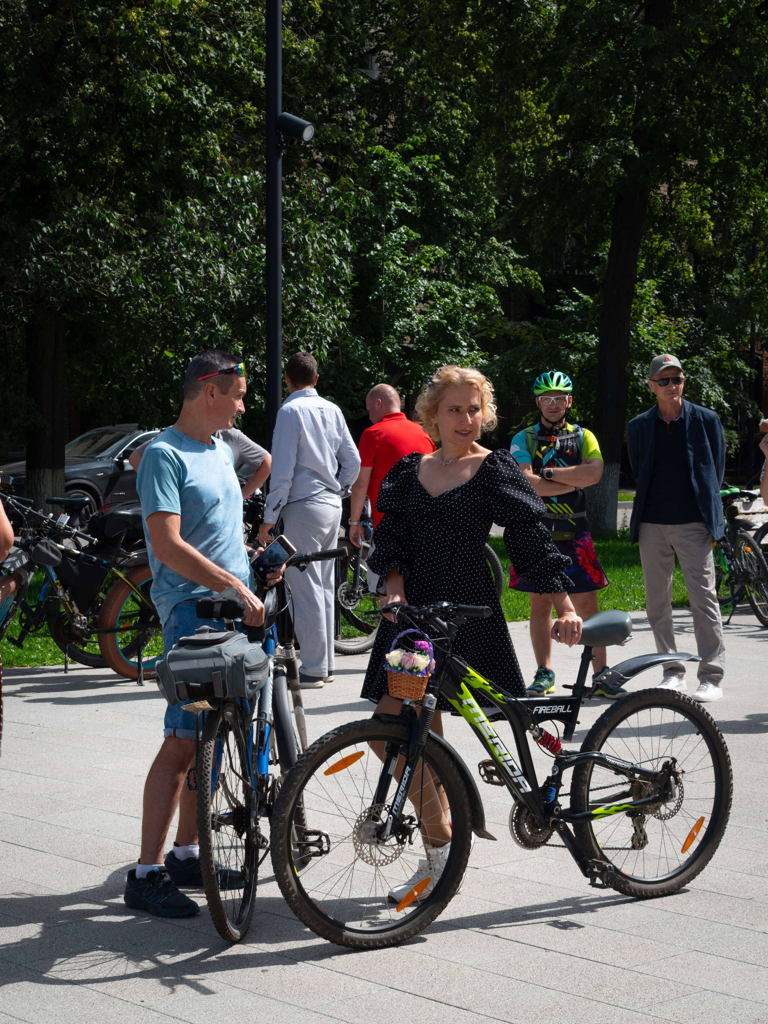 «Леди на велосипеде» — велопробег по г. Жуковскому 2025. Репортажный фотограф Сыбер Мартти